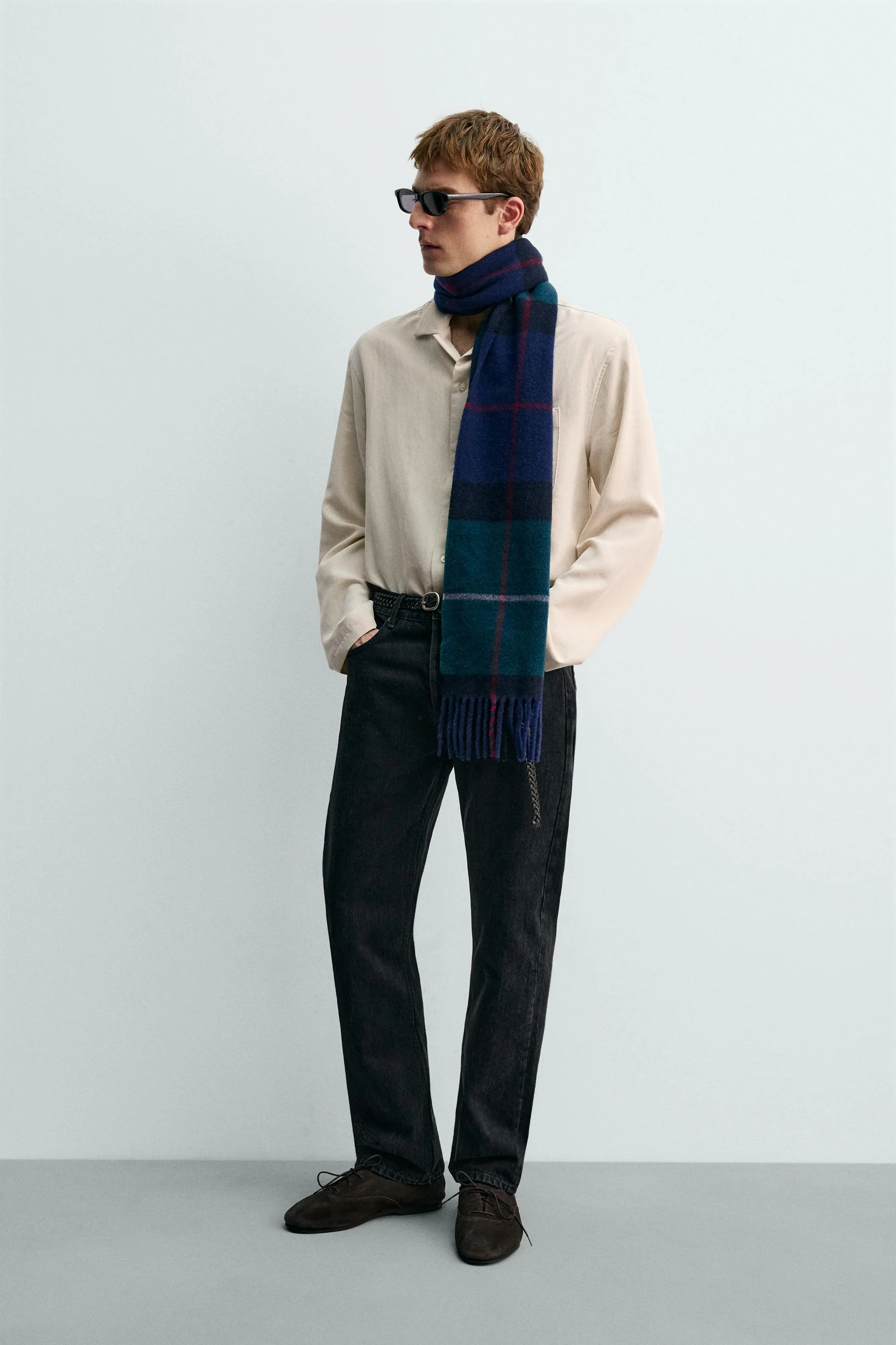 پیراهن فیت ریلکس روان AARON LEVINE X ZARA