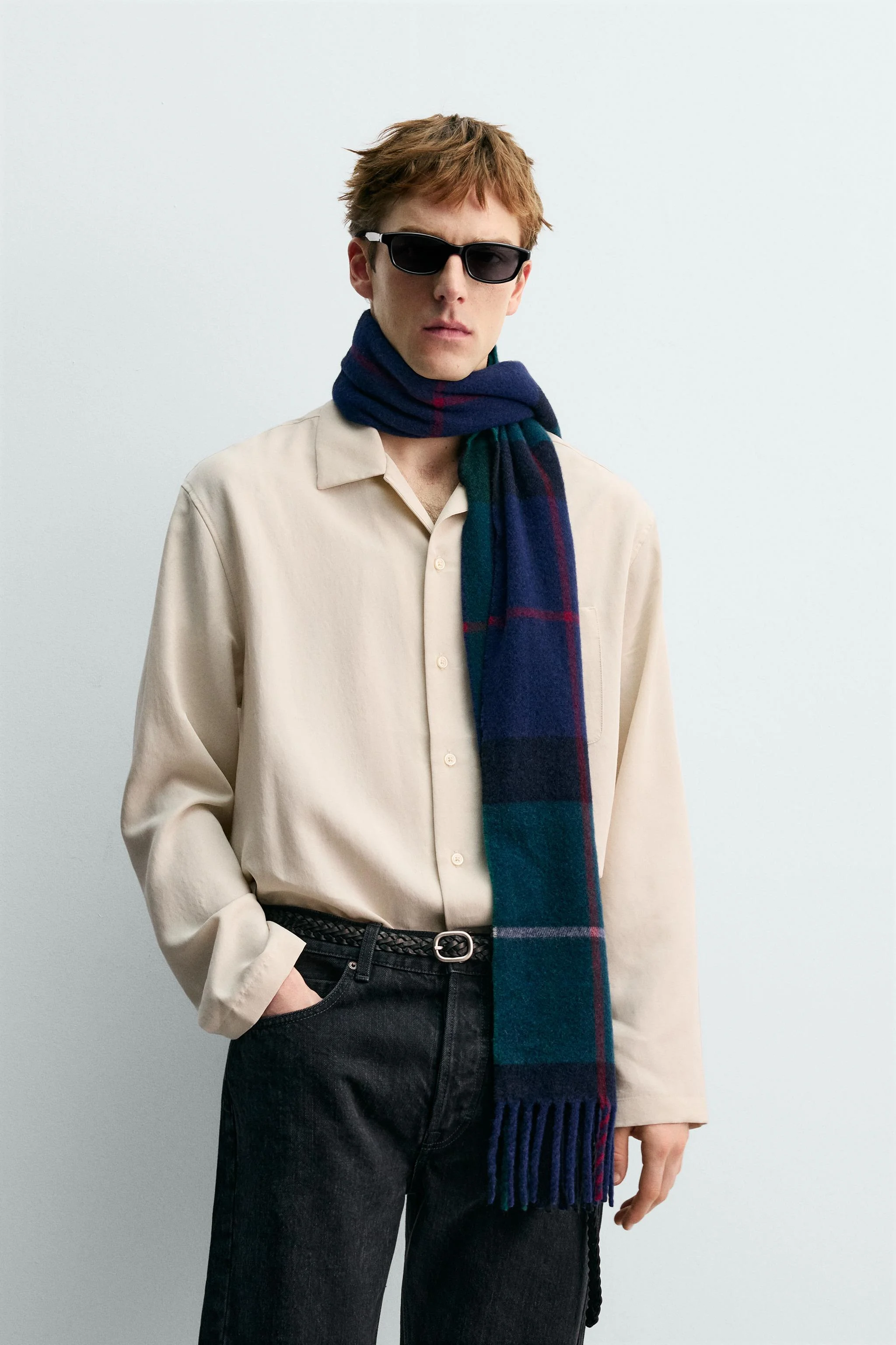 پیراهن فیت ریلکس روان AARON LEVINE X ZARA