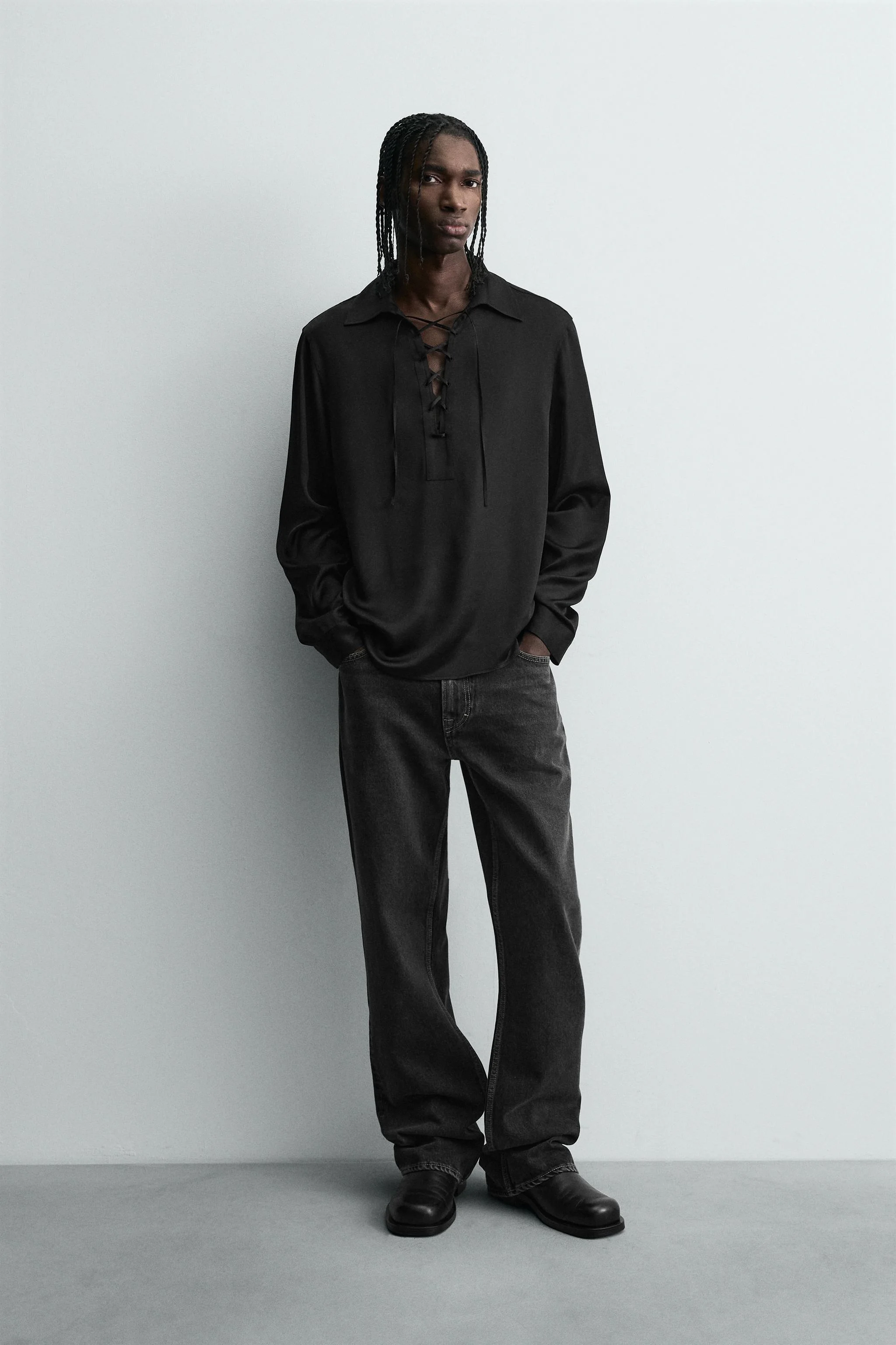 پولوشرت روان با بند کشی