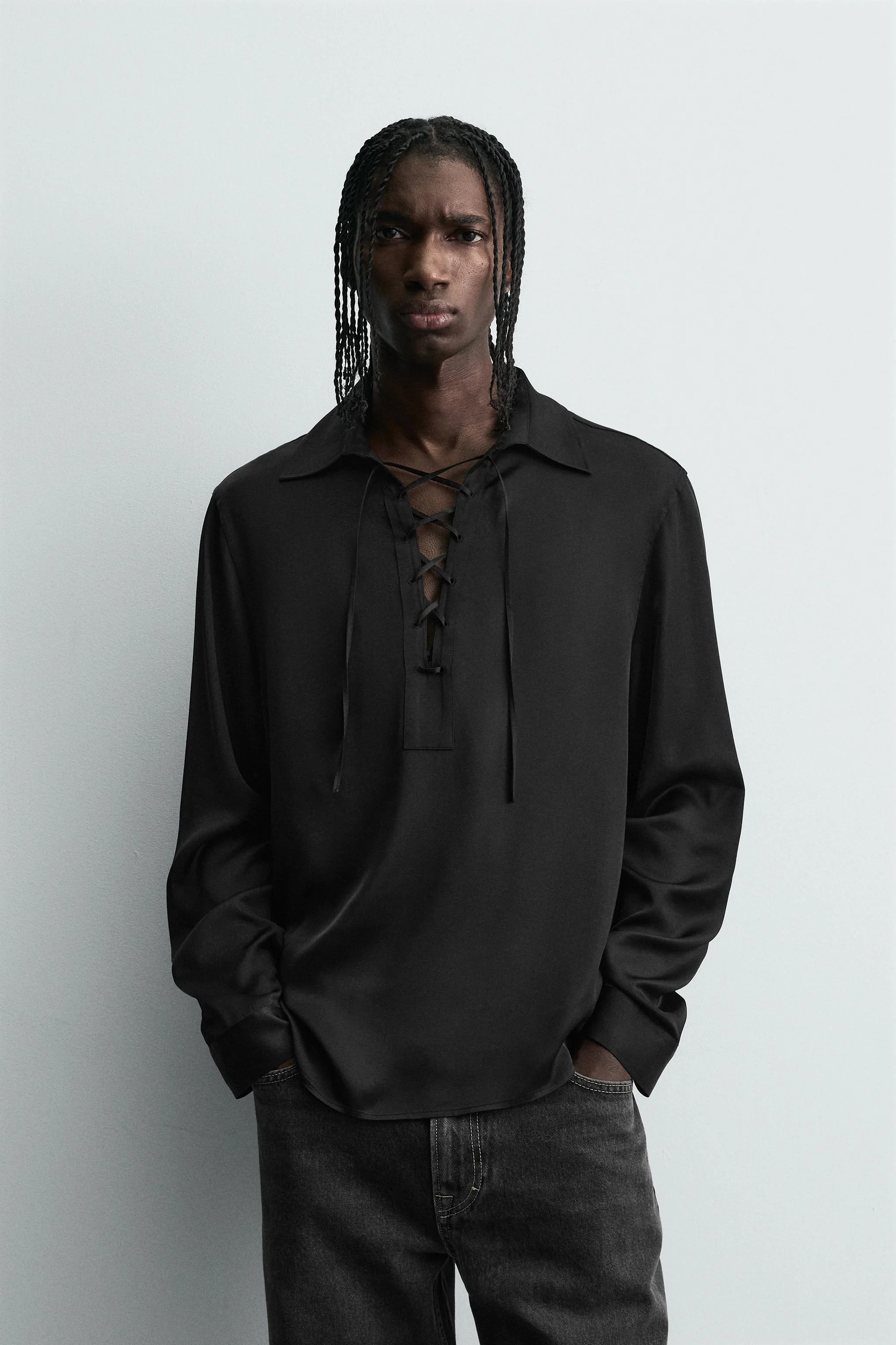 پولوشرت روان با بند کشی