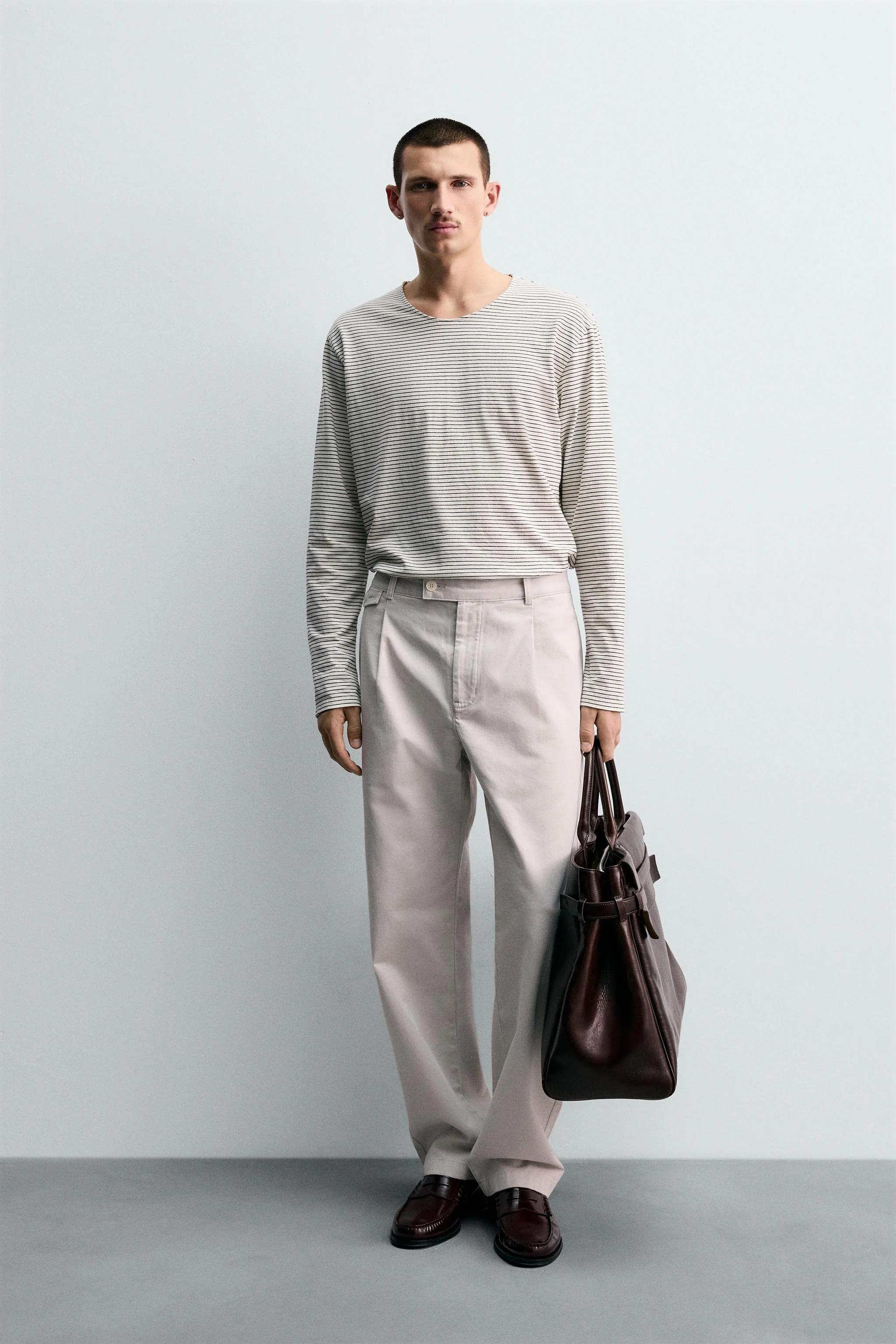 تی شرت ژاکارد راه راه