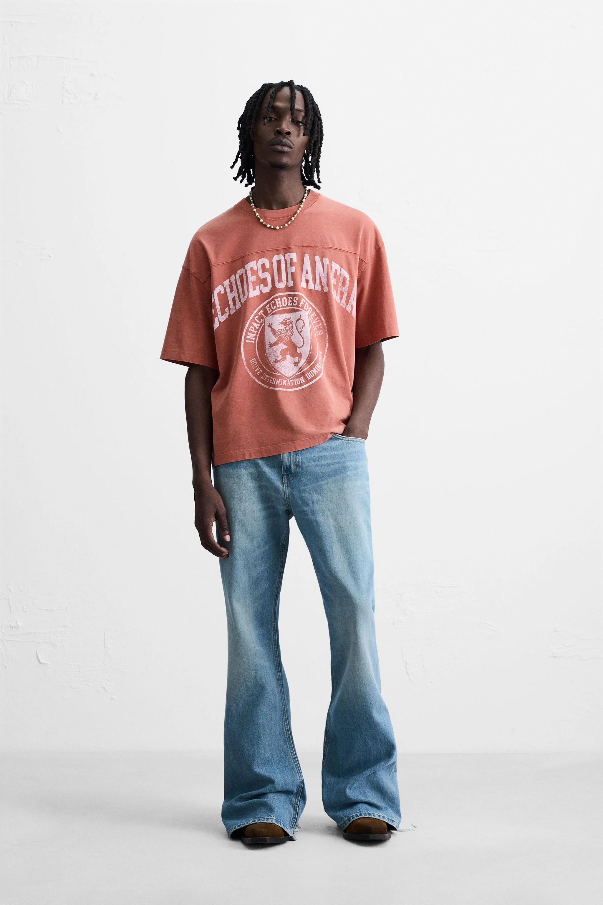 تی شرت طرح دار دانشگاهی