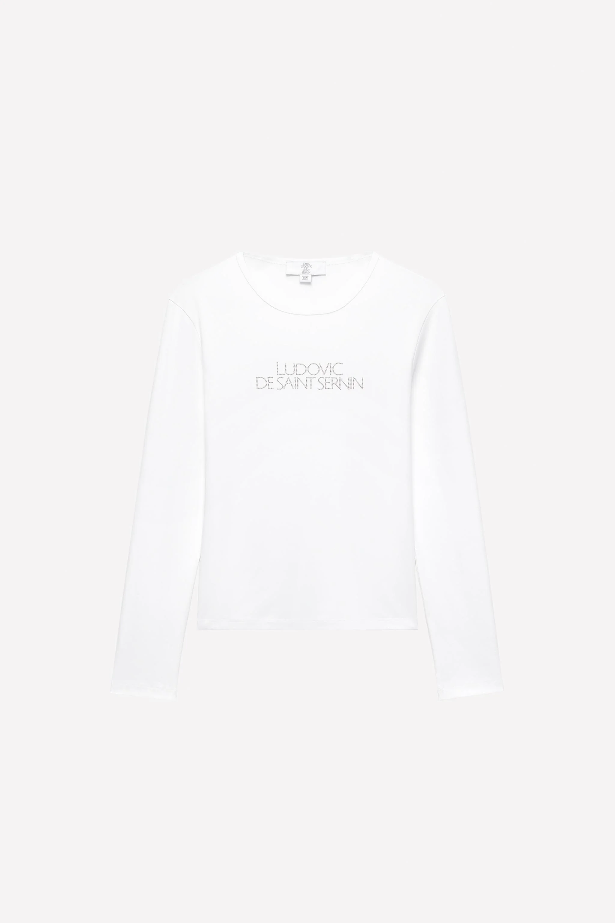تی شرت با لوگوی نگین دار لودویک دی سن سرنین x زارا