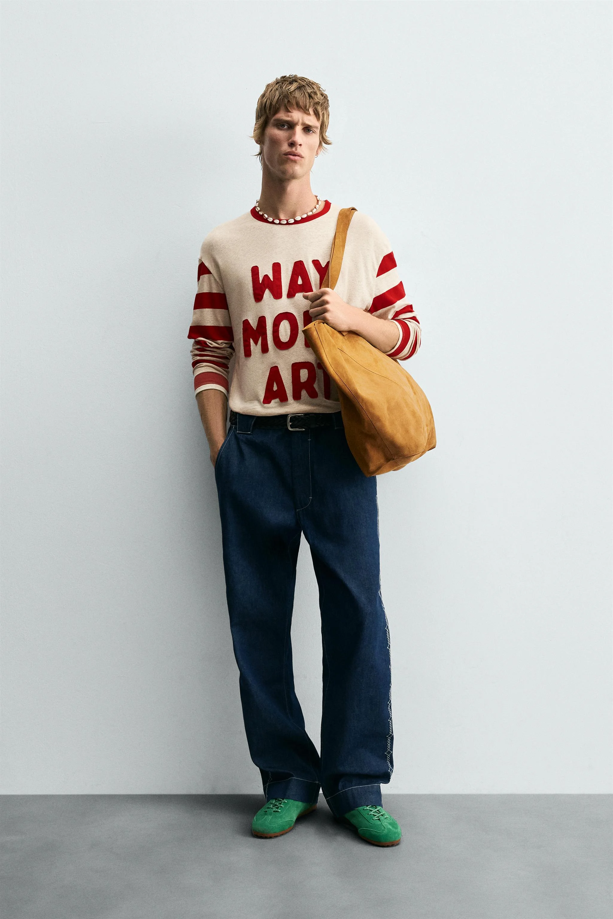 تی‌شرت راه راه ترکیبی