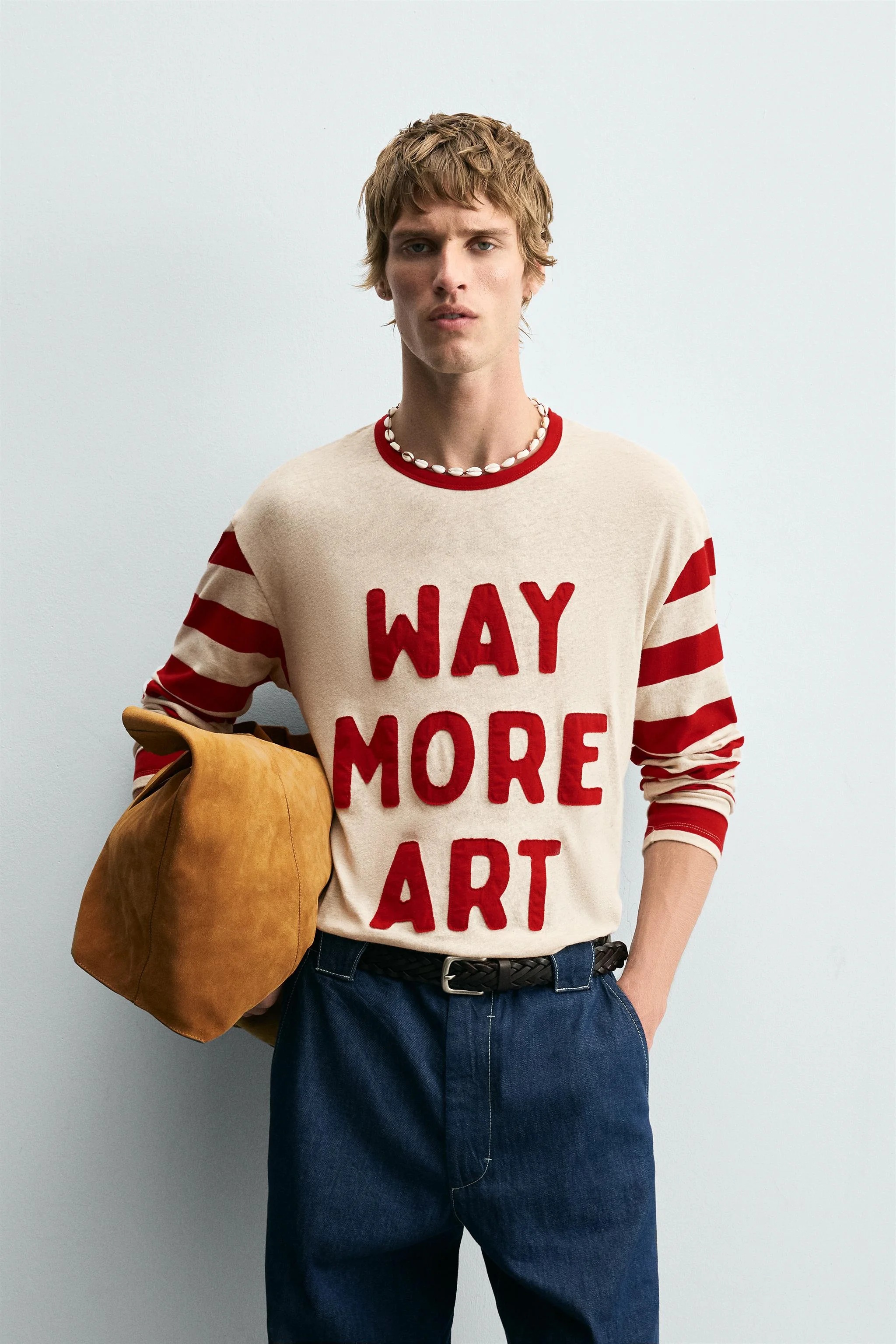 تی‌شرت راه راه ترکیبی