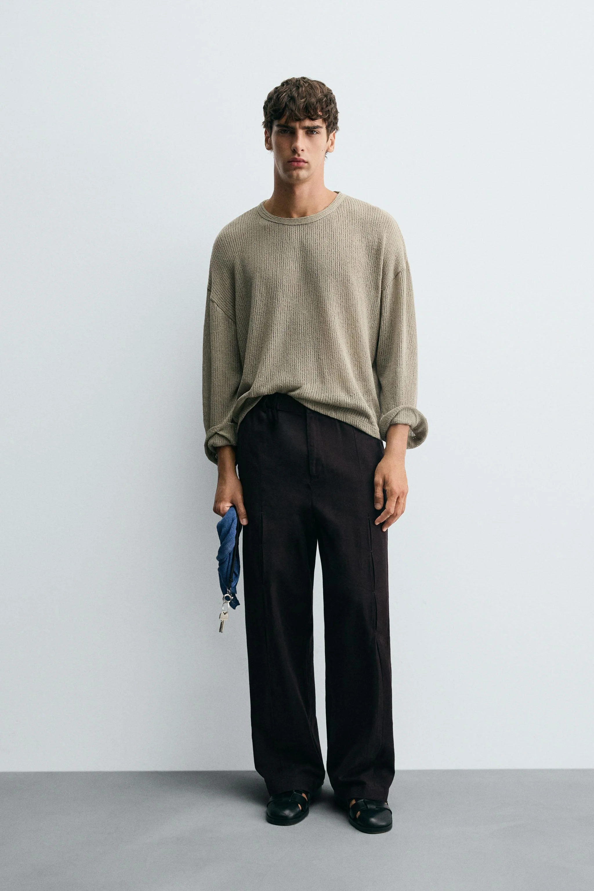 تی شرت بافت دار روزنه دار