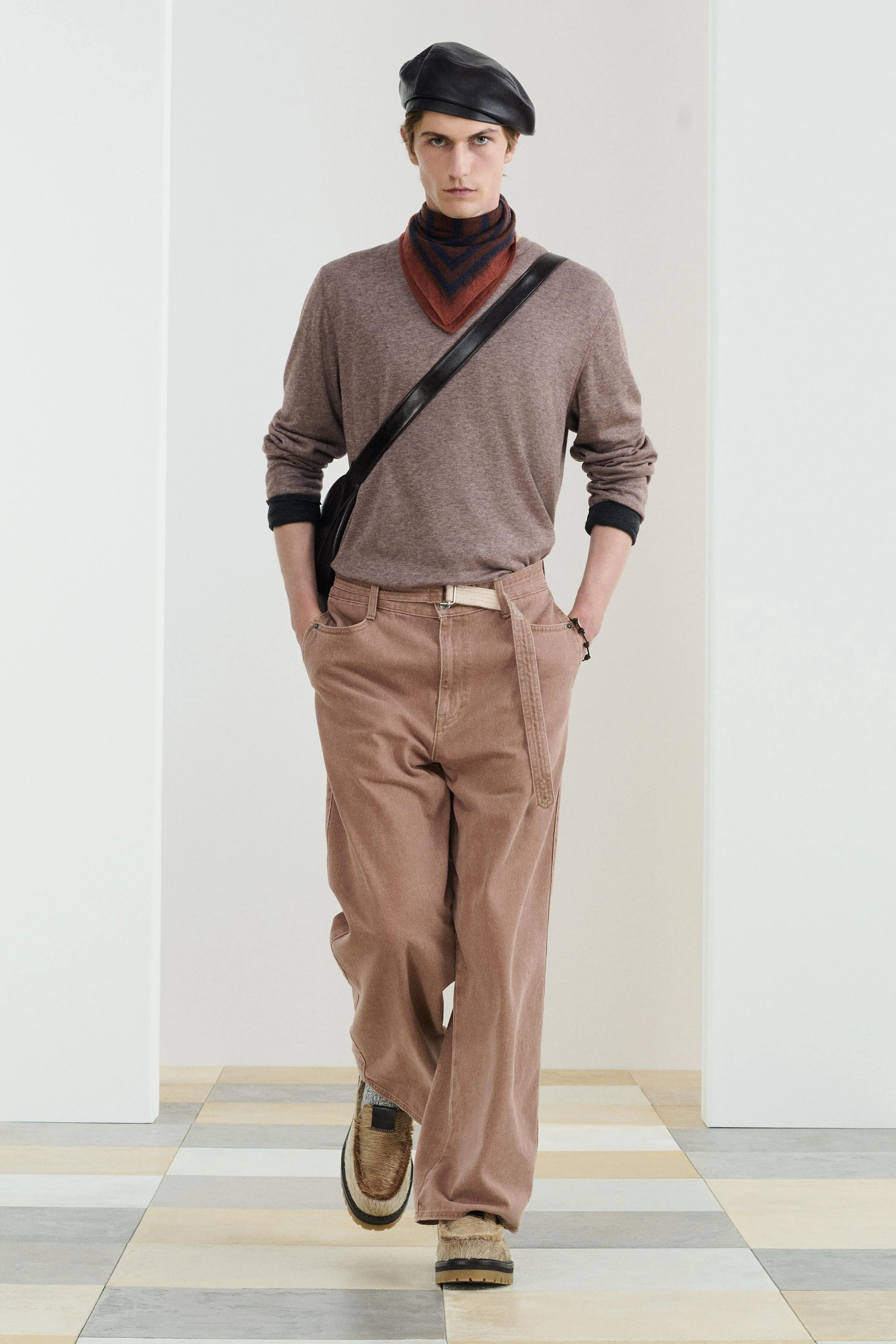 تی شرت بافتنی آستین بلند