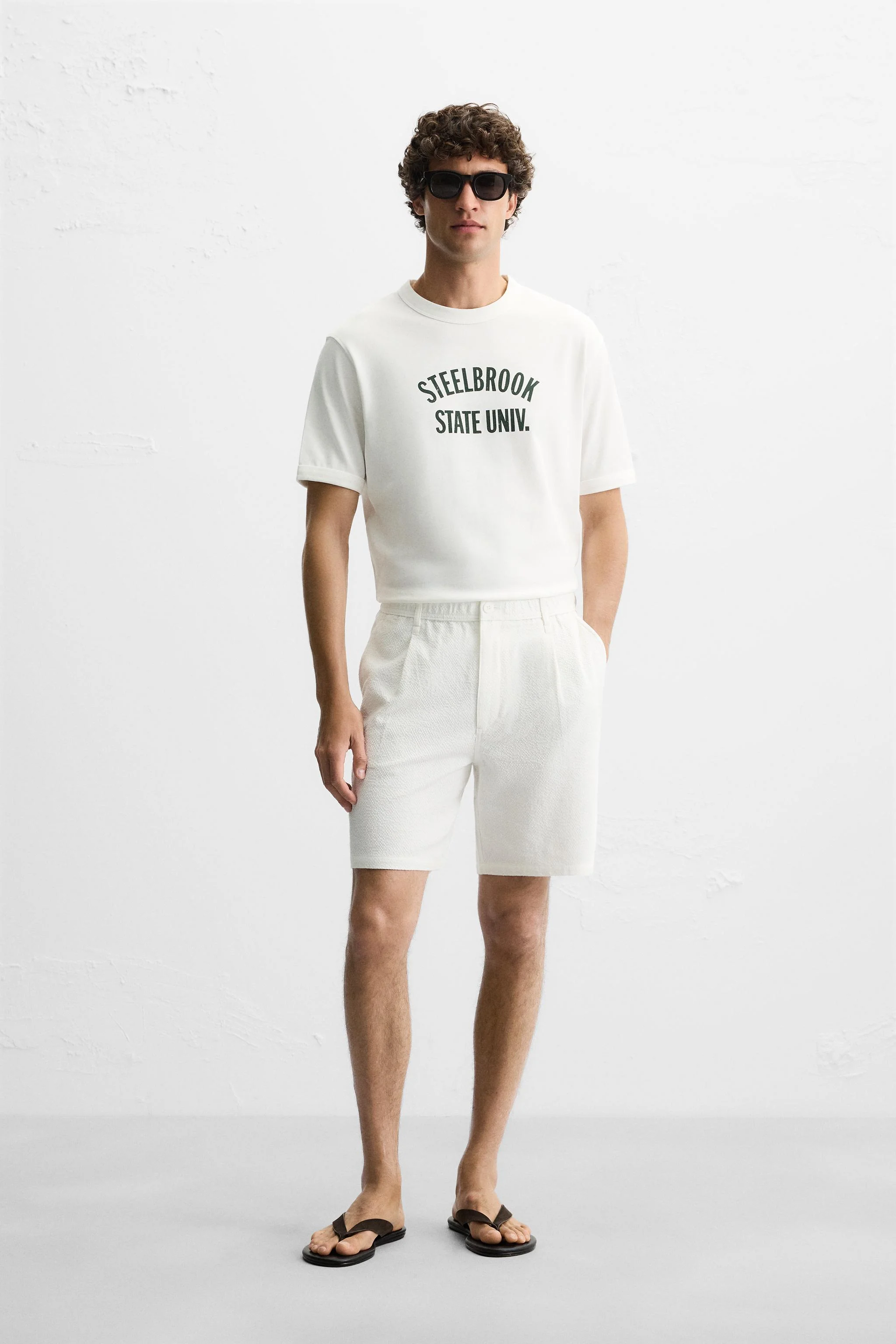 تی‌شرت طرح‌دار دنده‌دار