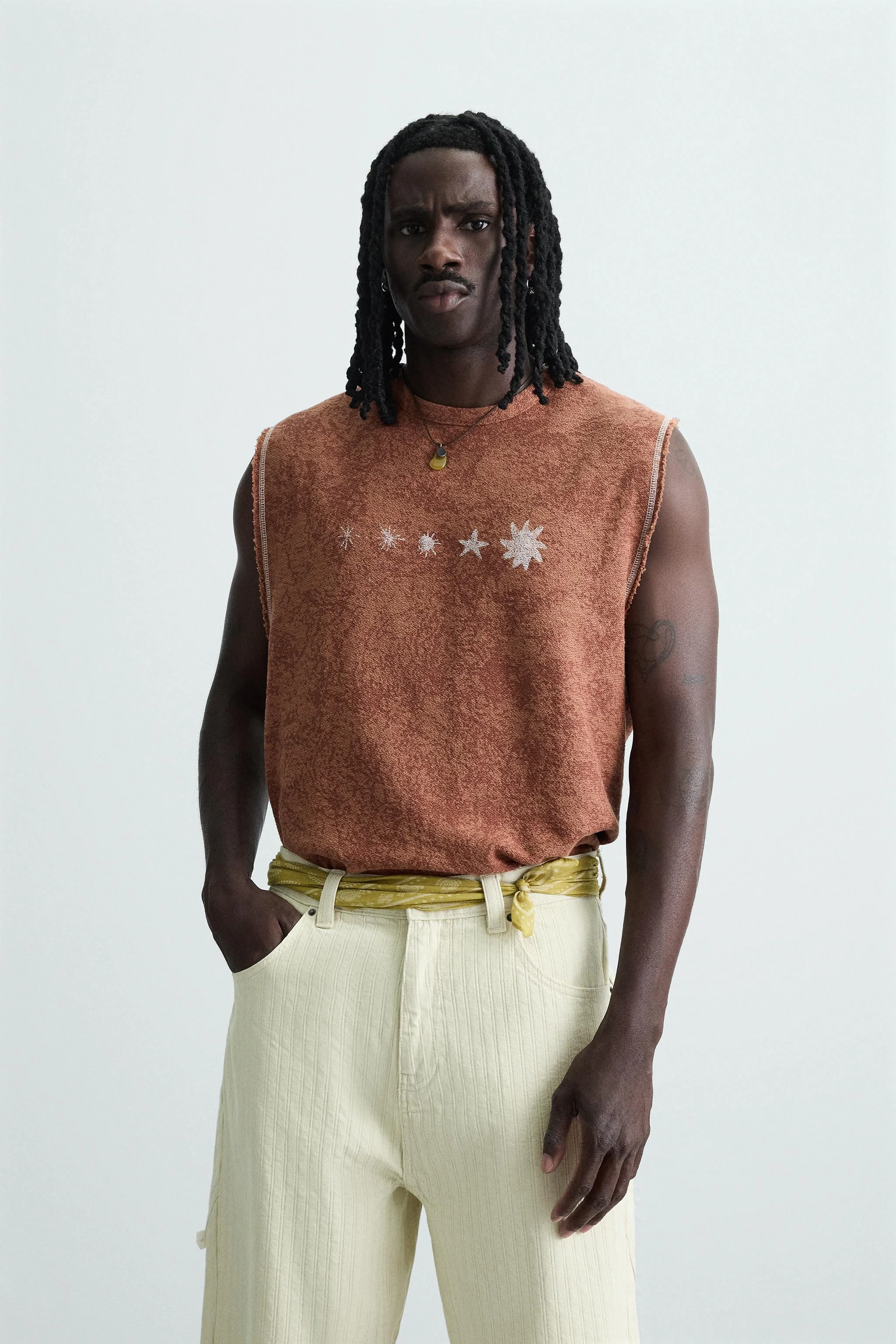 تاپ بافتنی شسته شده