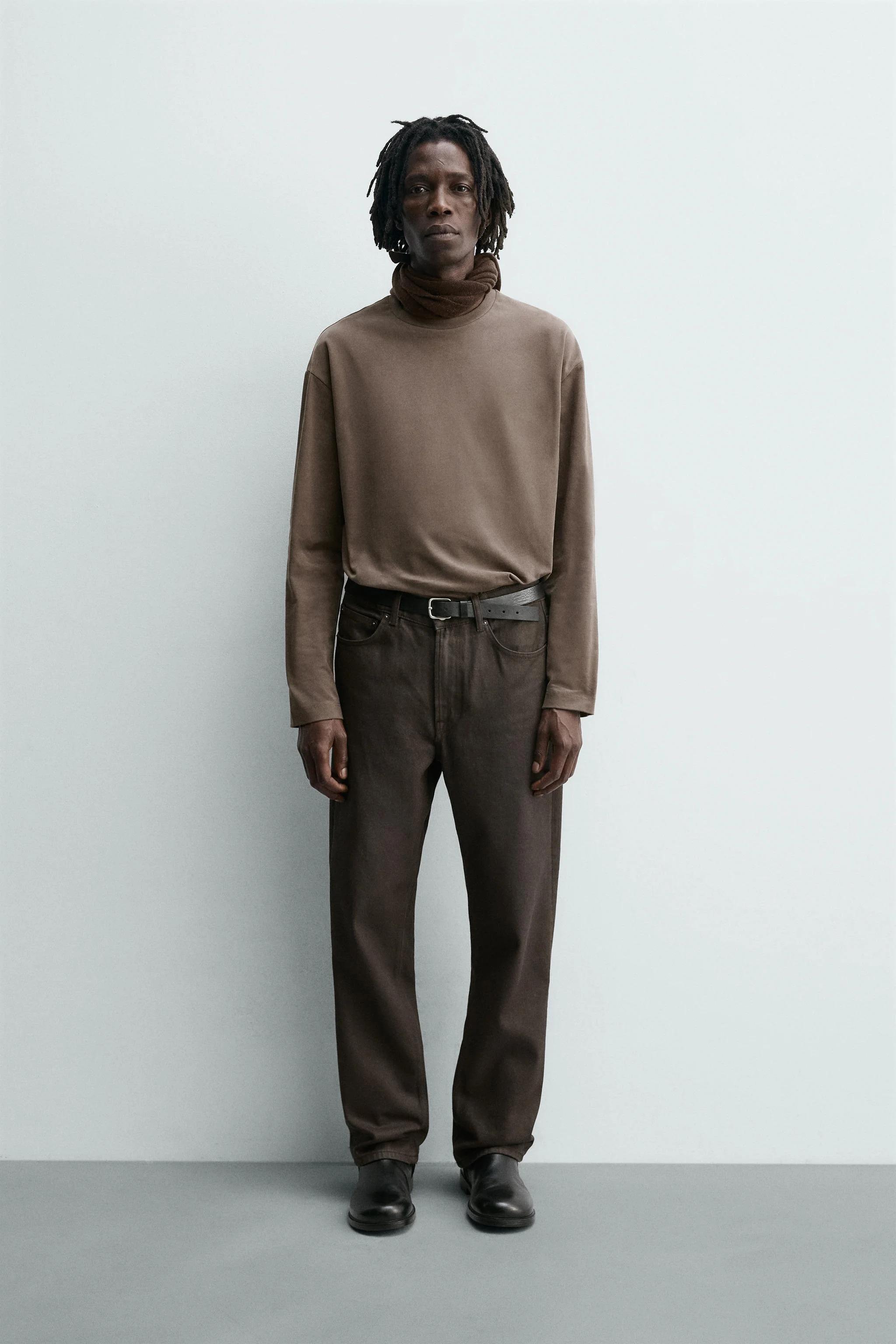 تی‌شرت آستین بلند با بافت نرم