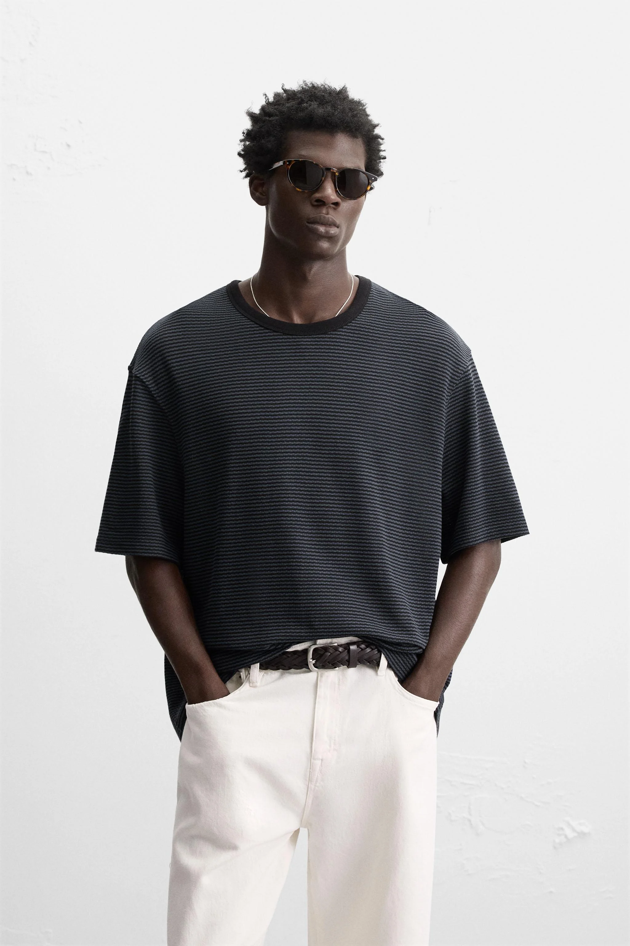 تی شرت ژاکارد راه راه