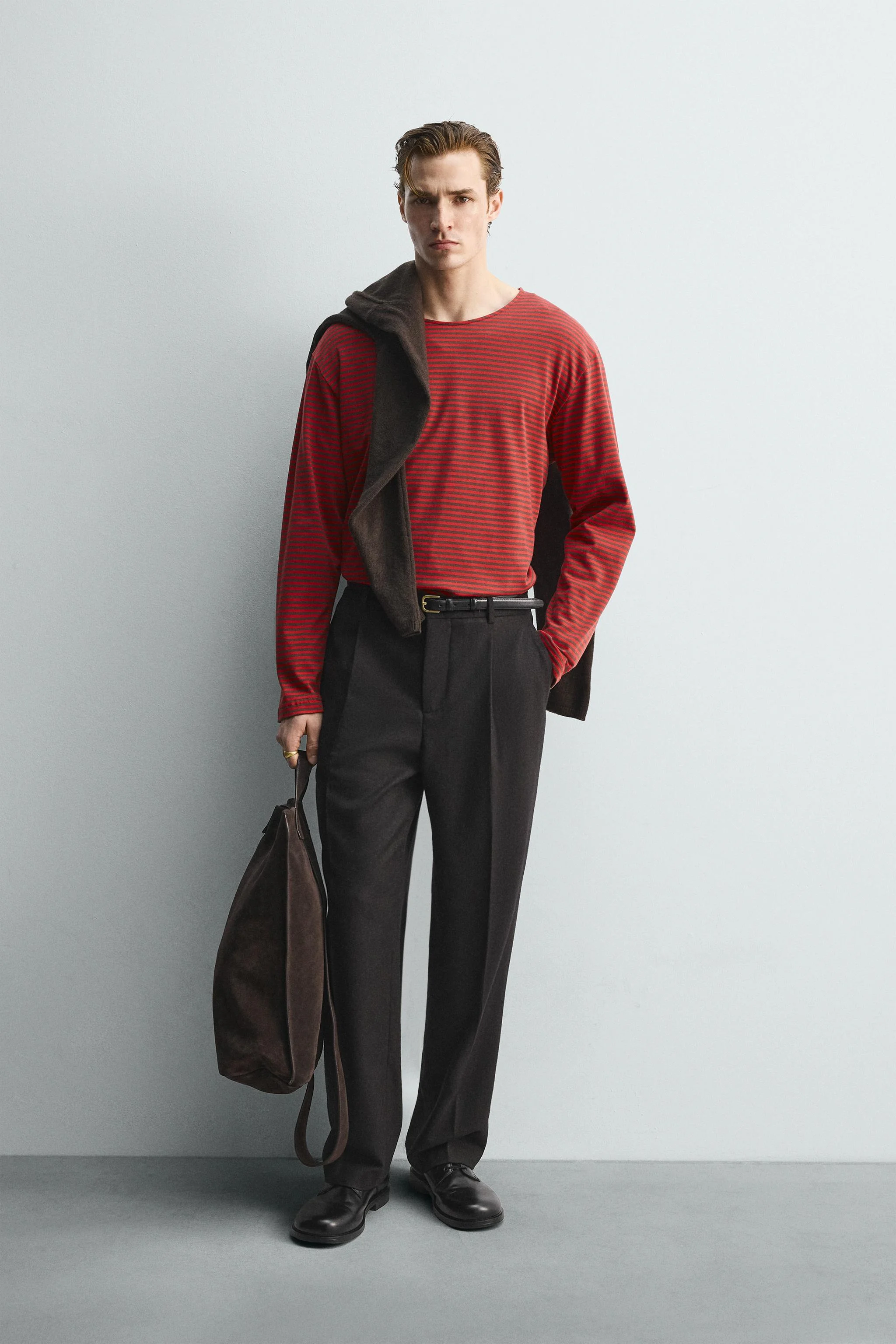 تی شرت راه راه ژاکارد نسخه محدود