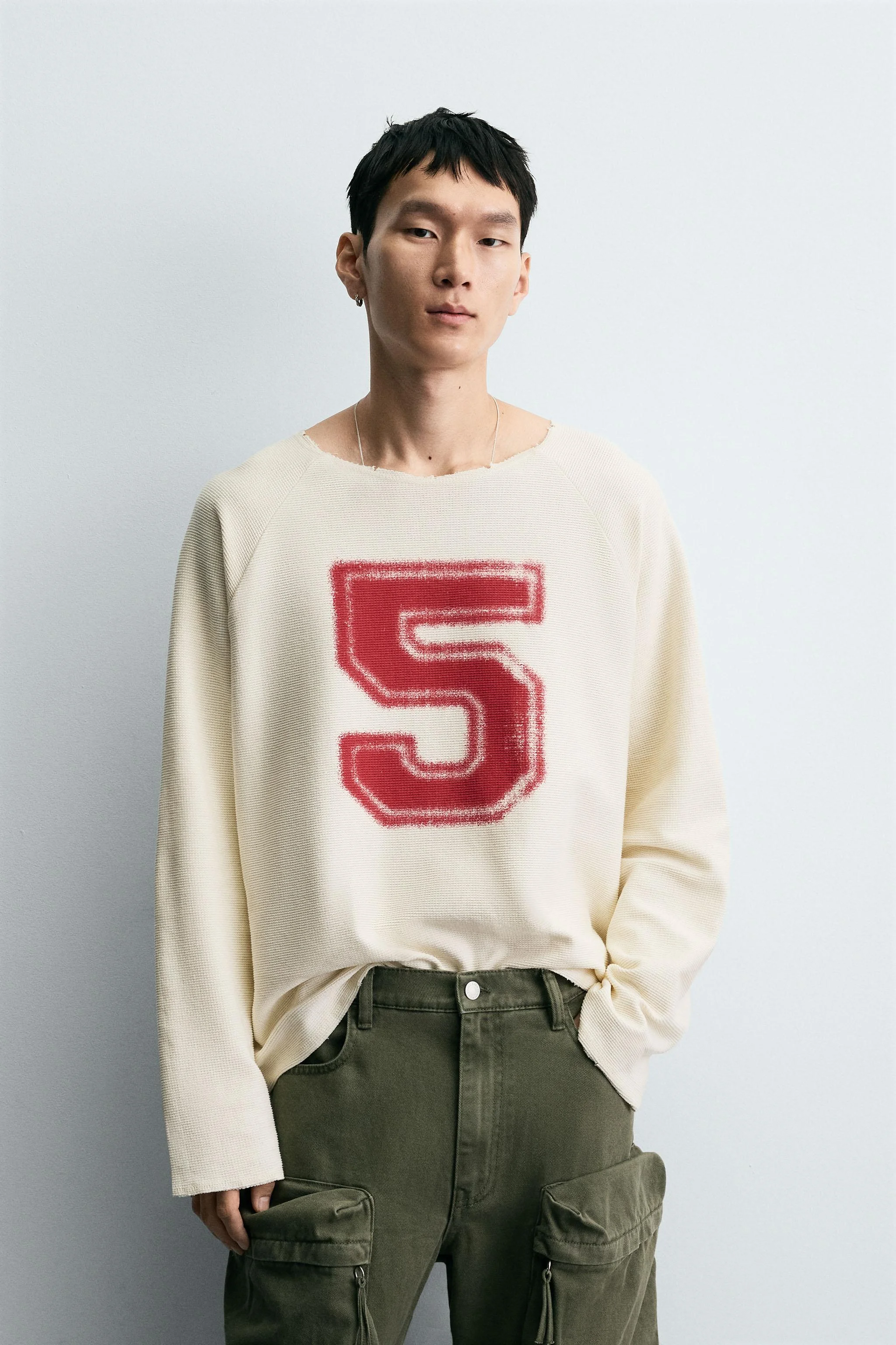 تی شرت بافت وافل طرح دار تی شرت بافت وافل طرح دار