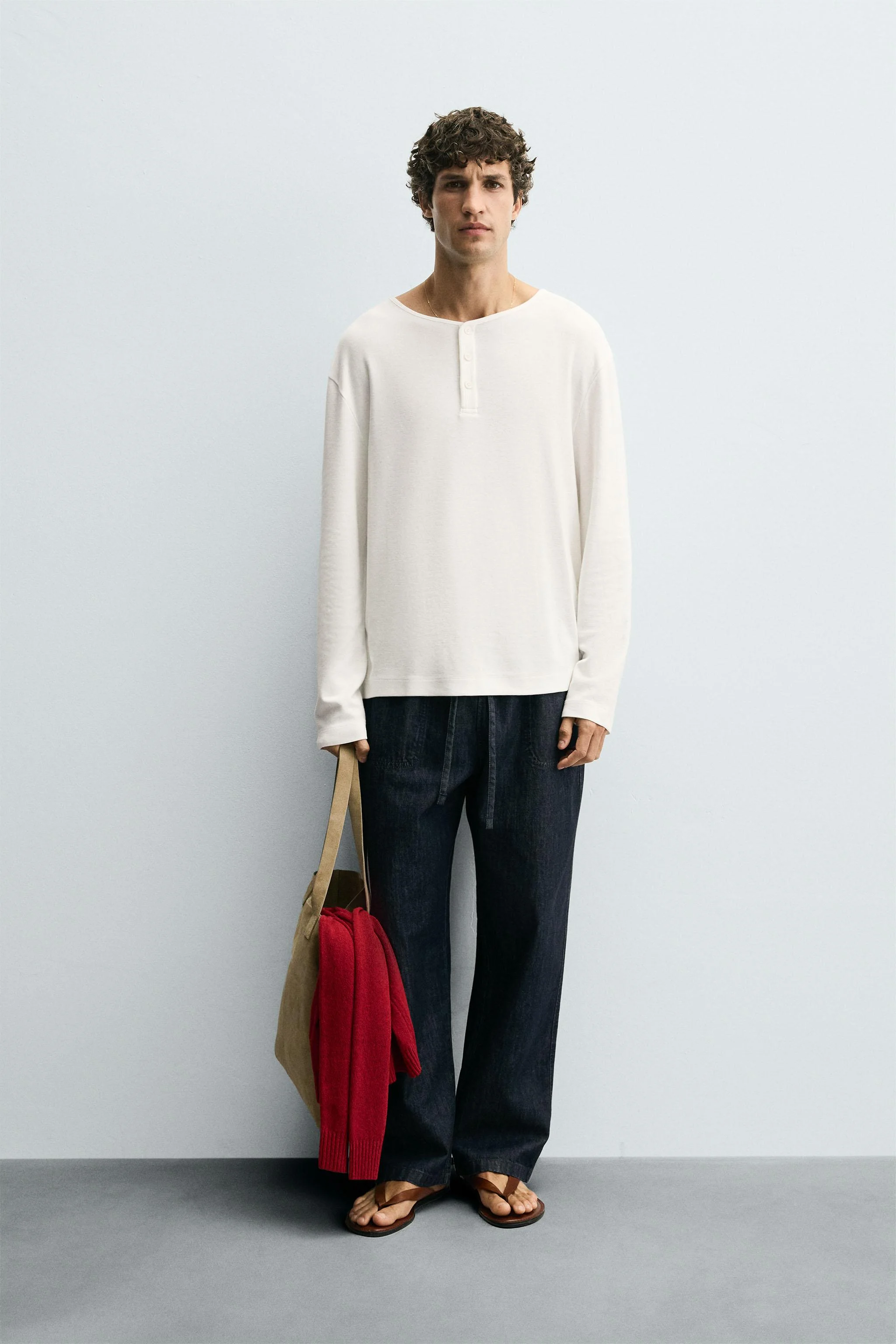 تی شرت بافت وافل یقه گرنداد