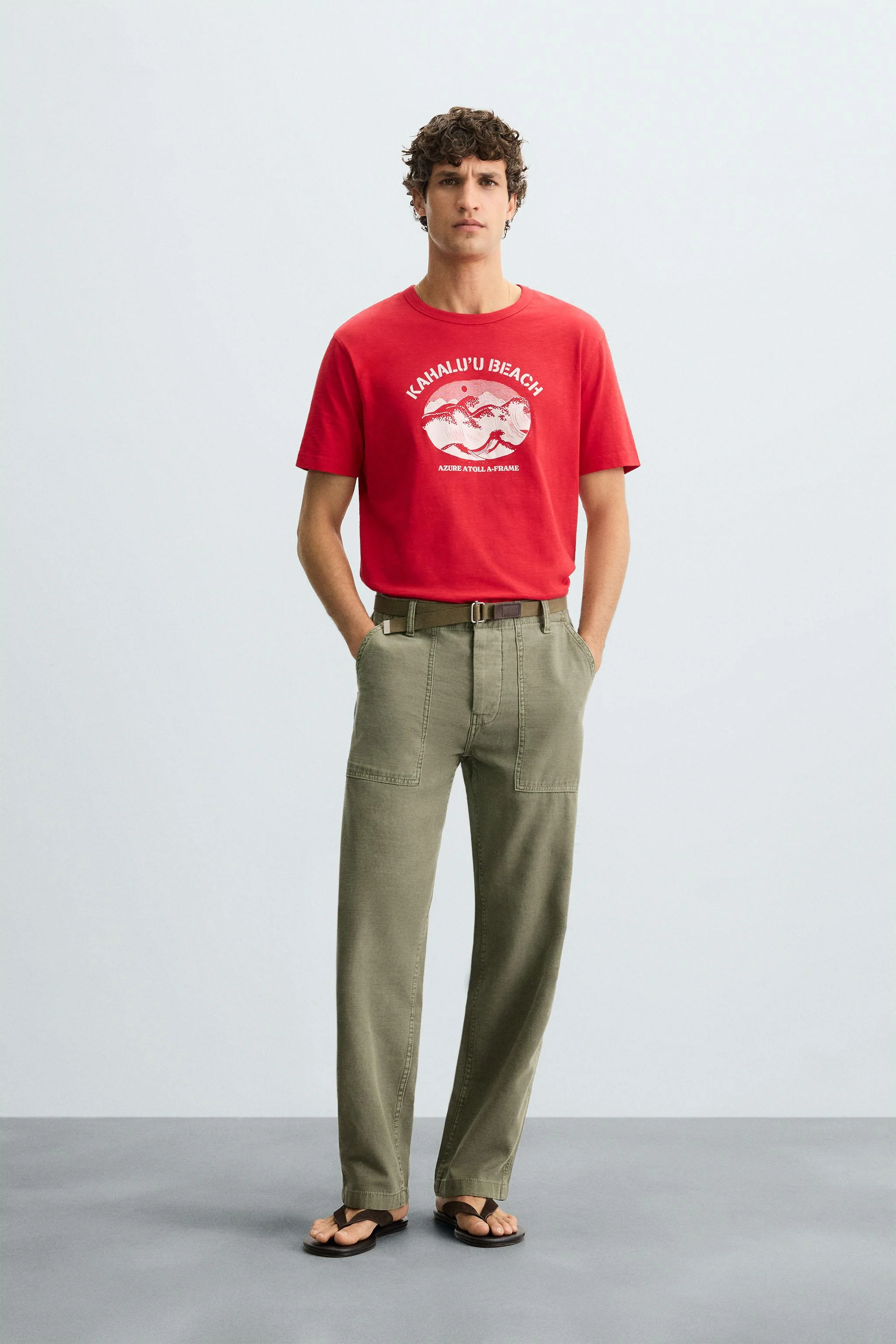 تیشرت طرح گرافیکی موج تیشرت طرح گرافیکی موج