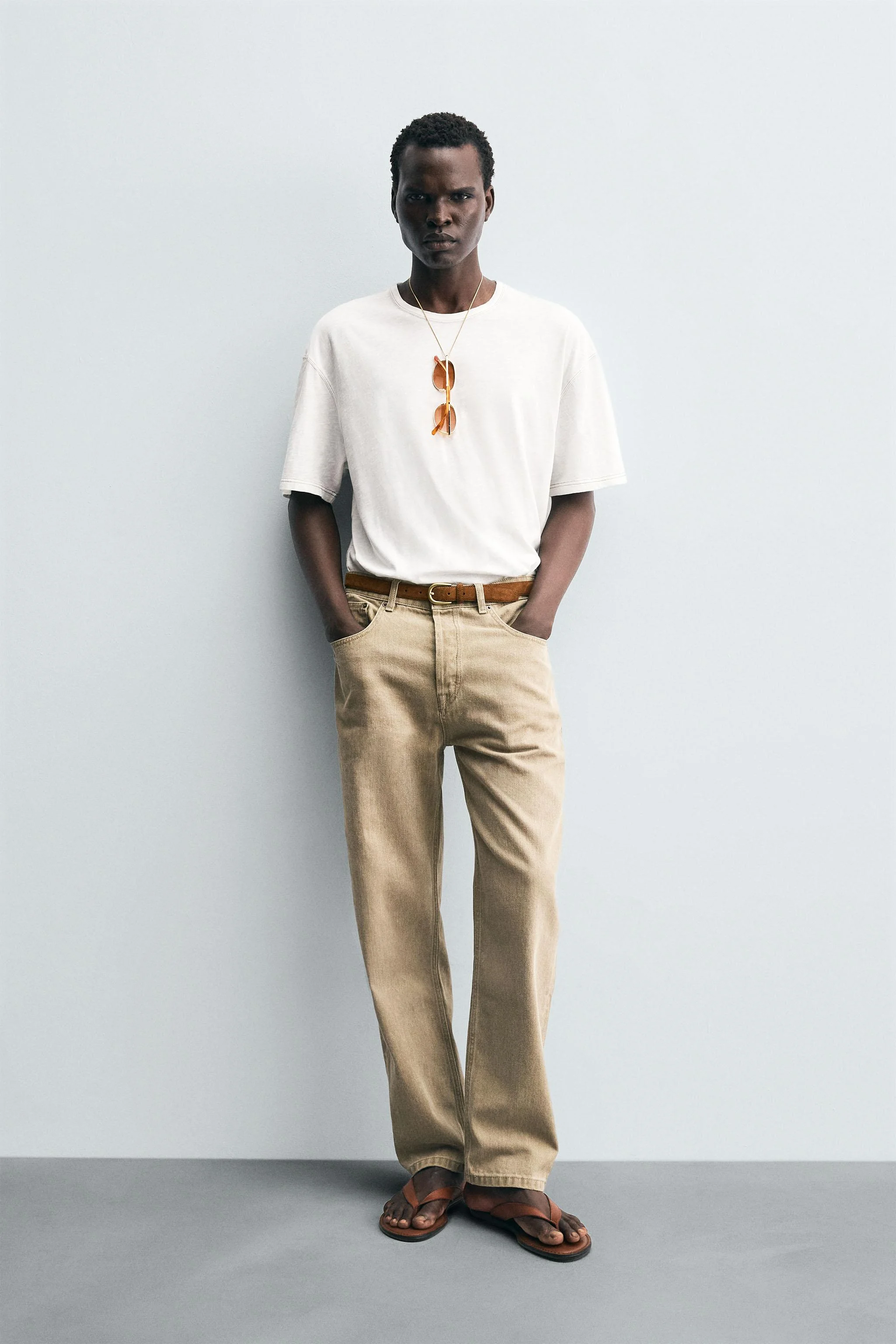 تی شرت با دوخت متضاد