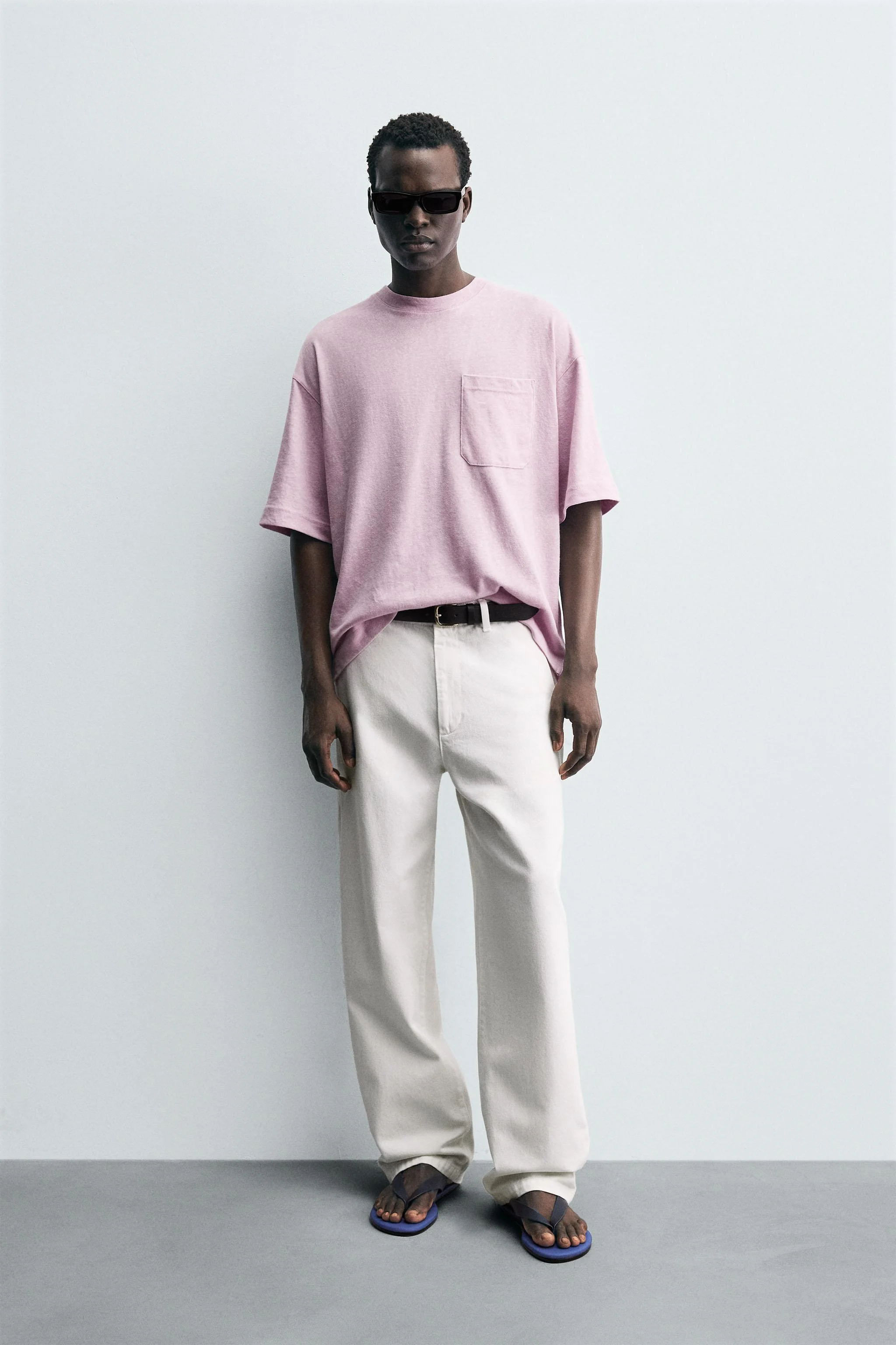 تی شرت آستین کوتاه با جیب