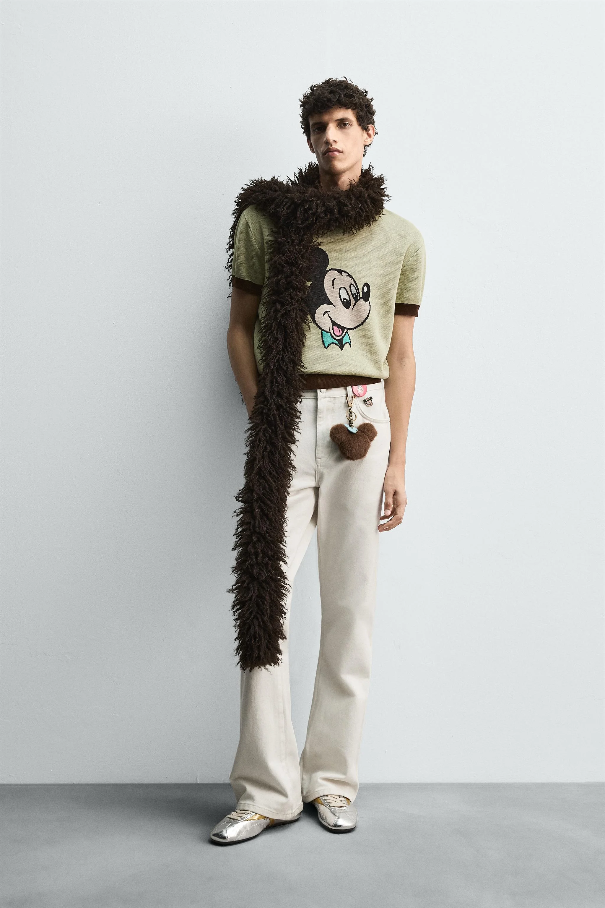 تی شرت بافتنی میکی موس هری لمبرت برای زارا ایکس دیزنی