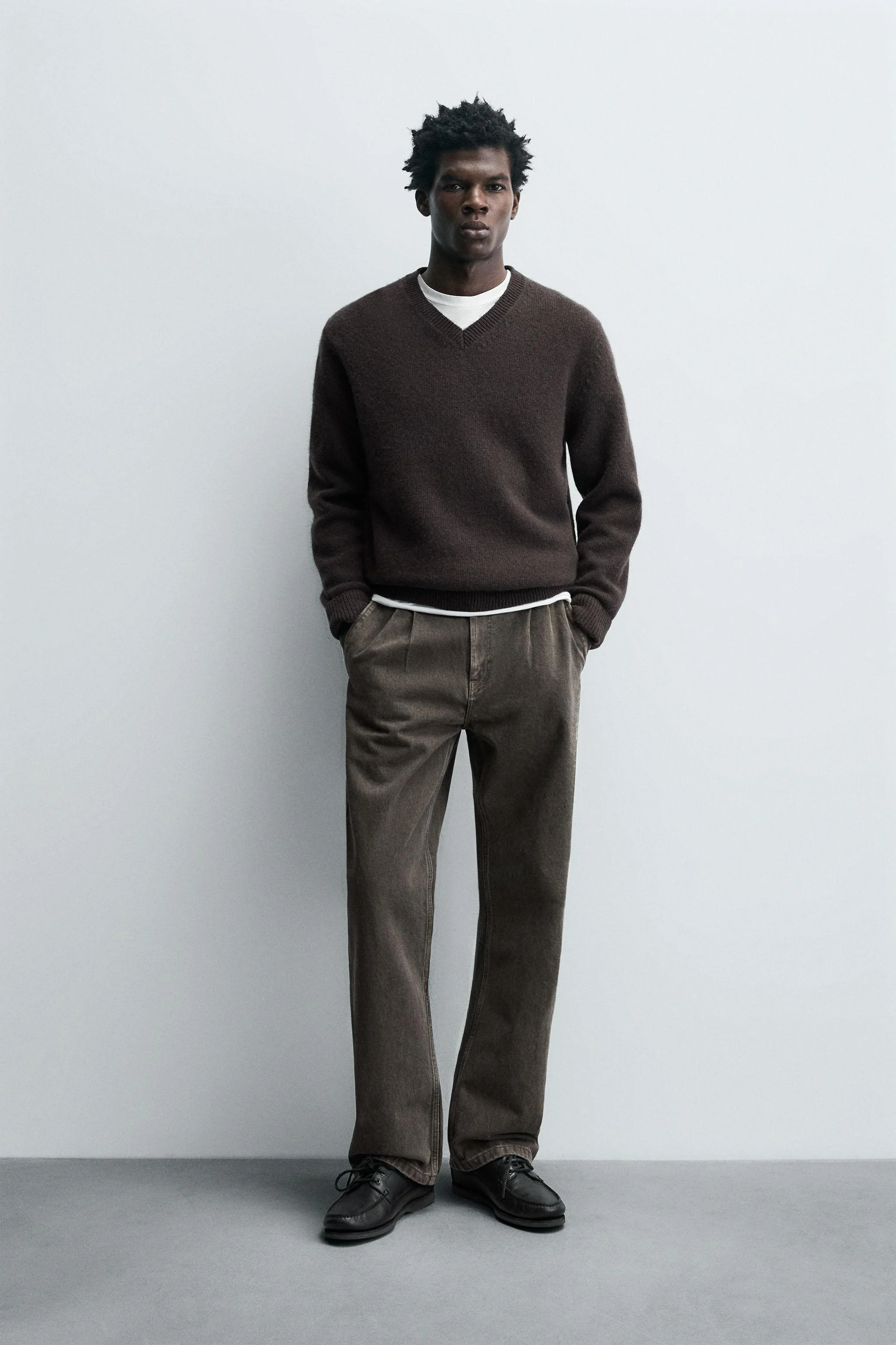 شلوار جین راسته پلیسه دار