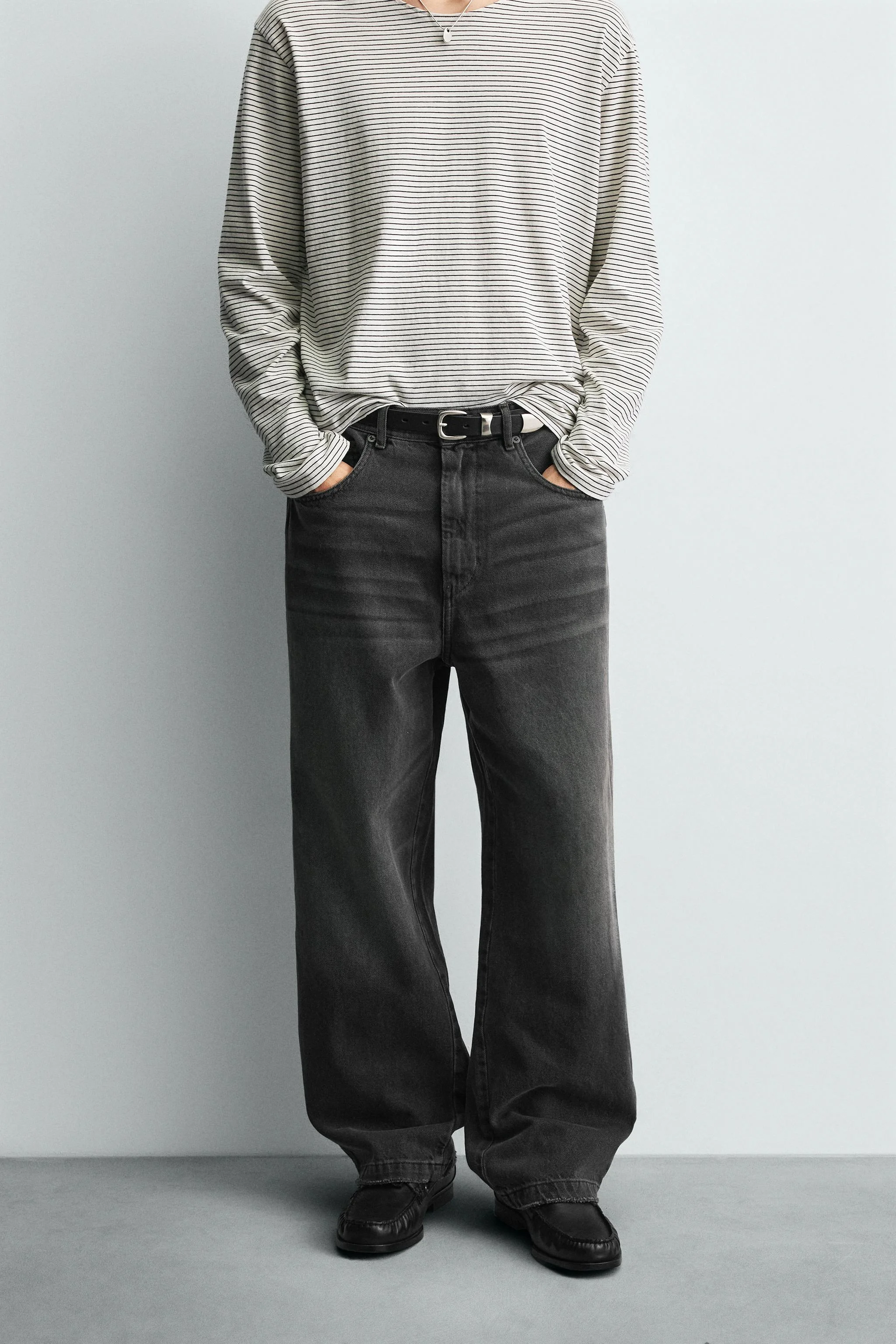 شلوار جین با فیت آزاد