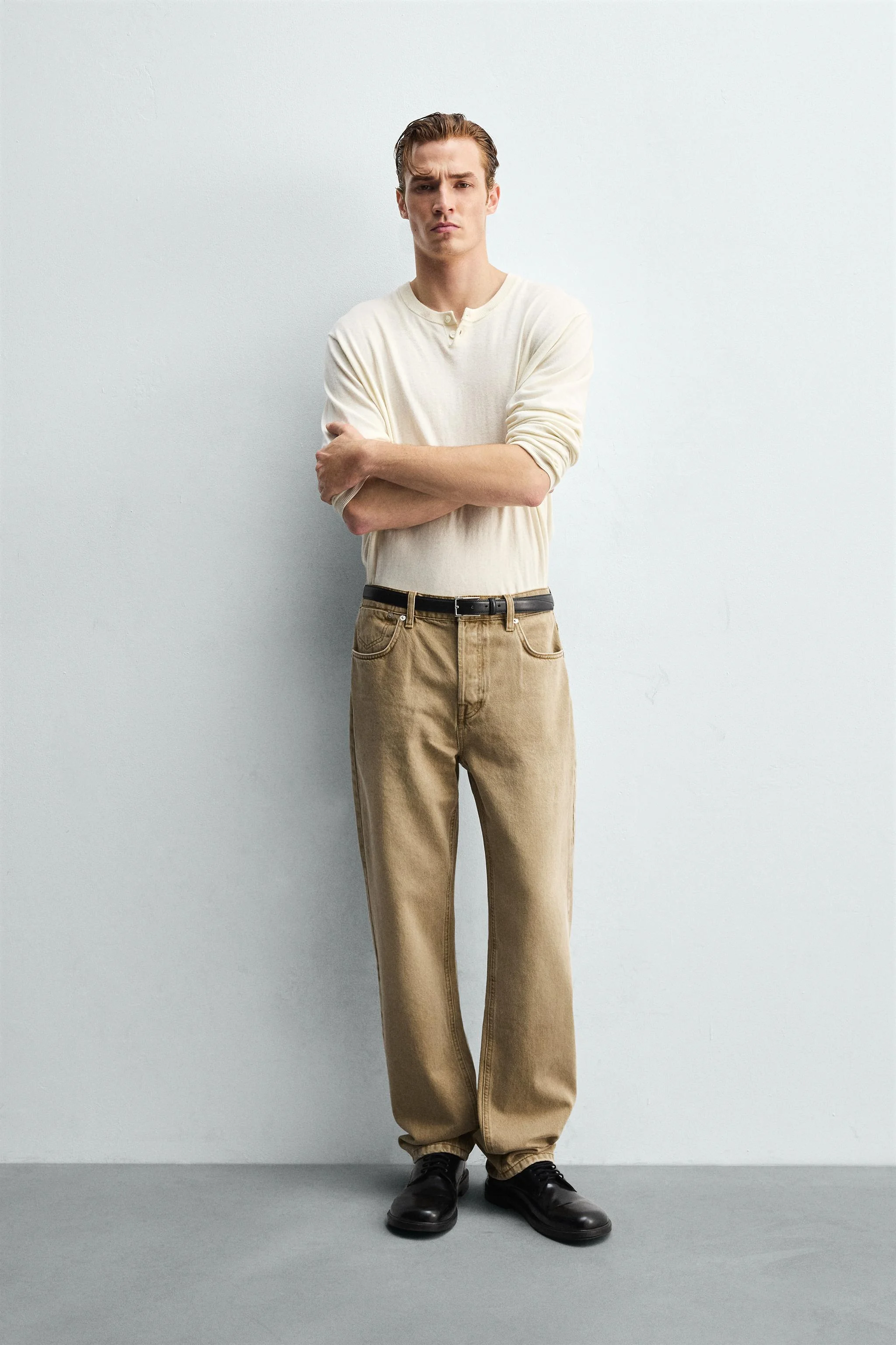 شلوار جین با تن خور راحت