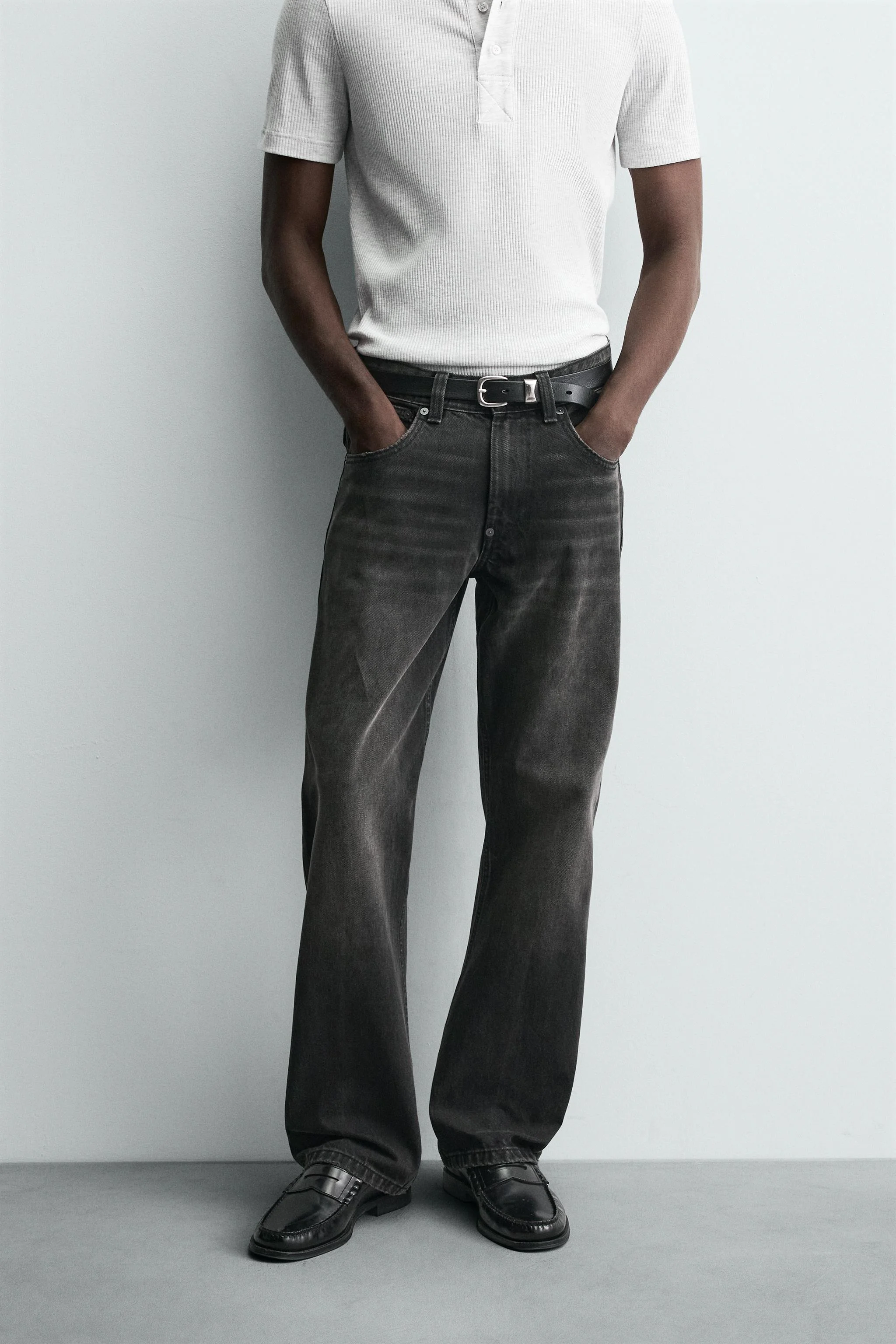 شلوار جین با تن خور راحت