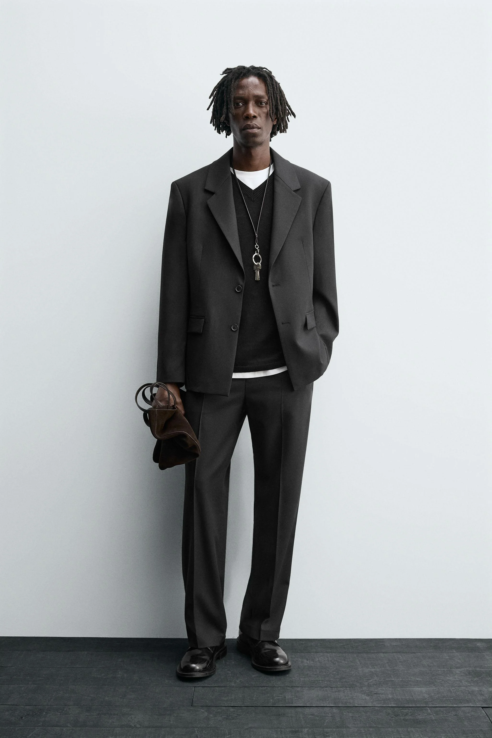 شلوار پشمی راسته