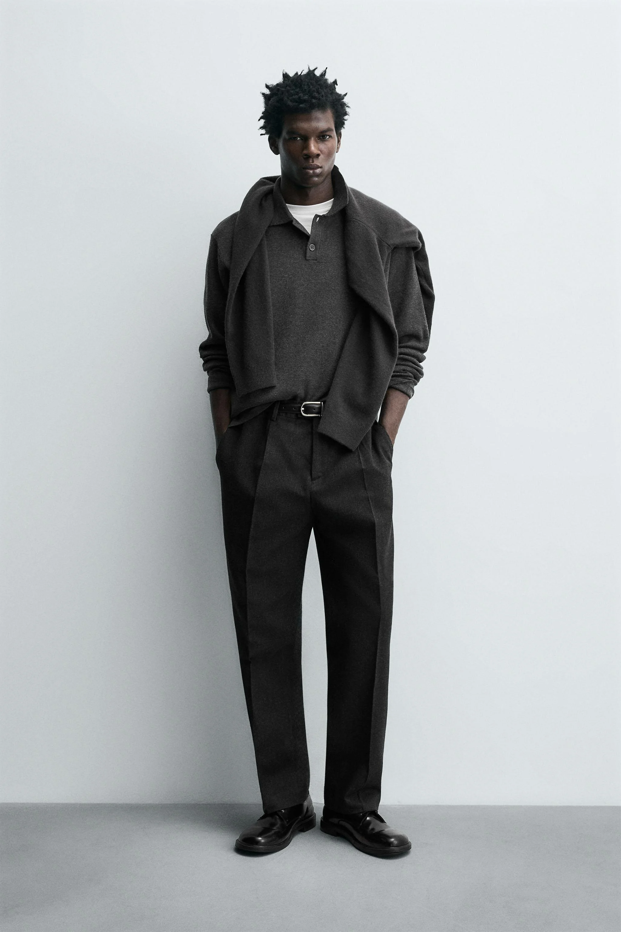 شلوار بافت دار پنبه-پشم نسخه محدود