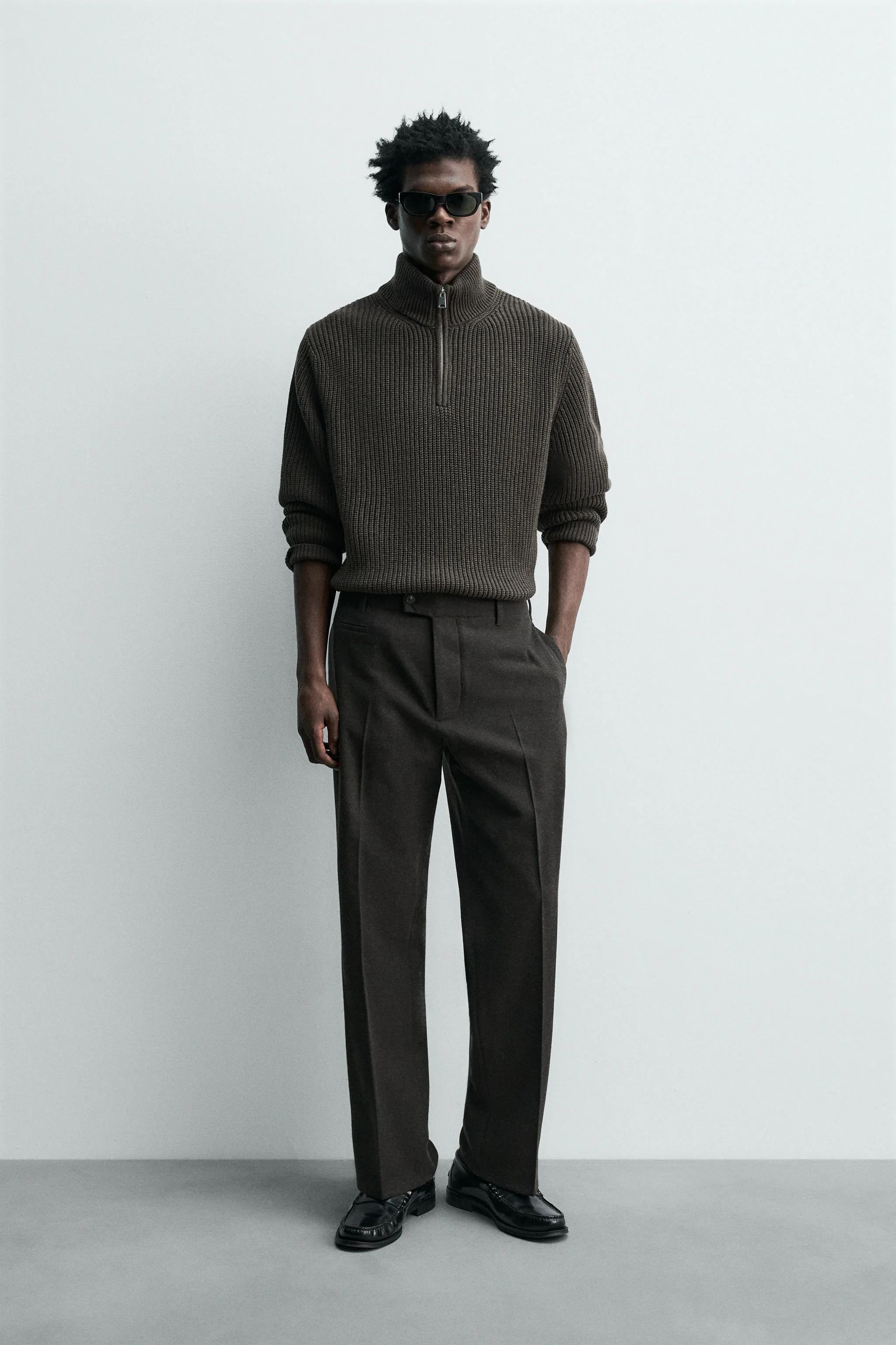 شلوار فلانل با برش معمولی