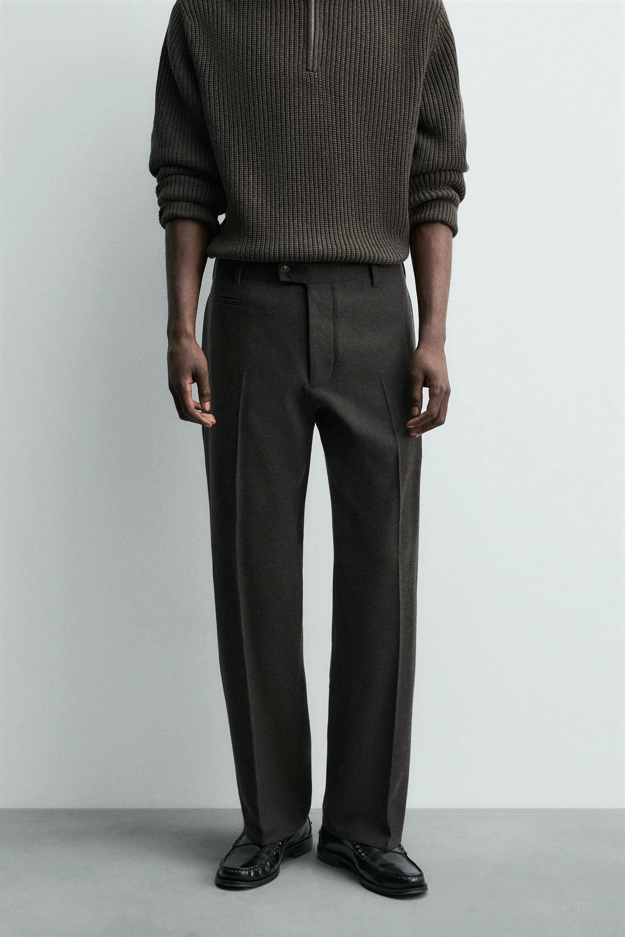 شلوار فلانل با برش معمولی