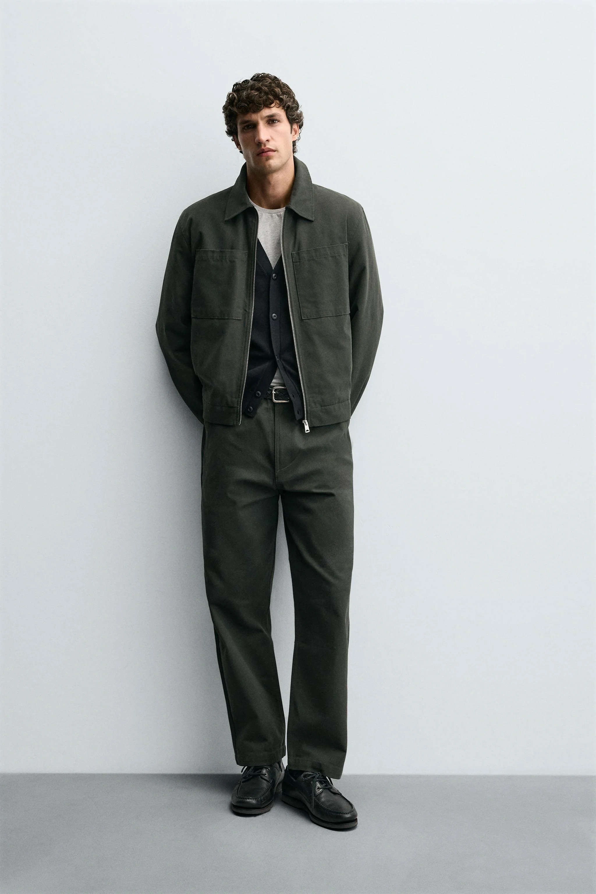 شلوار کتان با بافت خاص