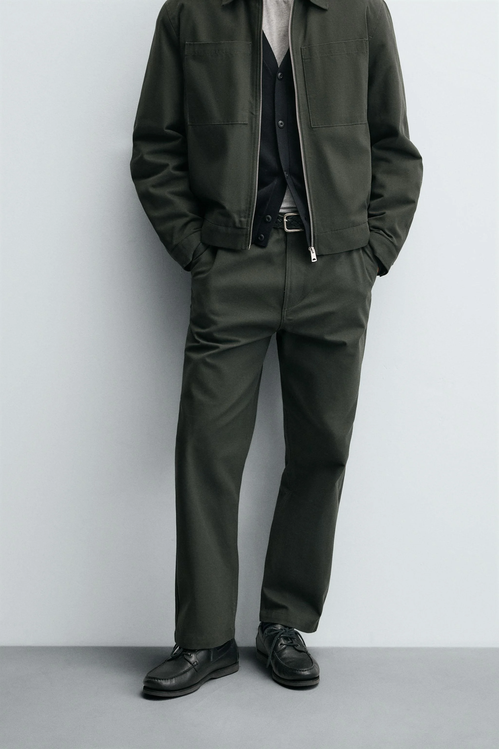 شلوار کتان با بافت خاص