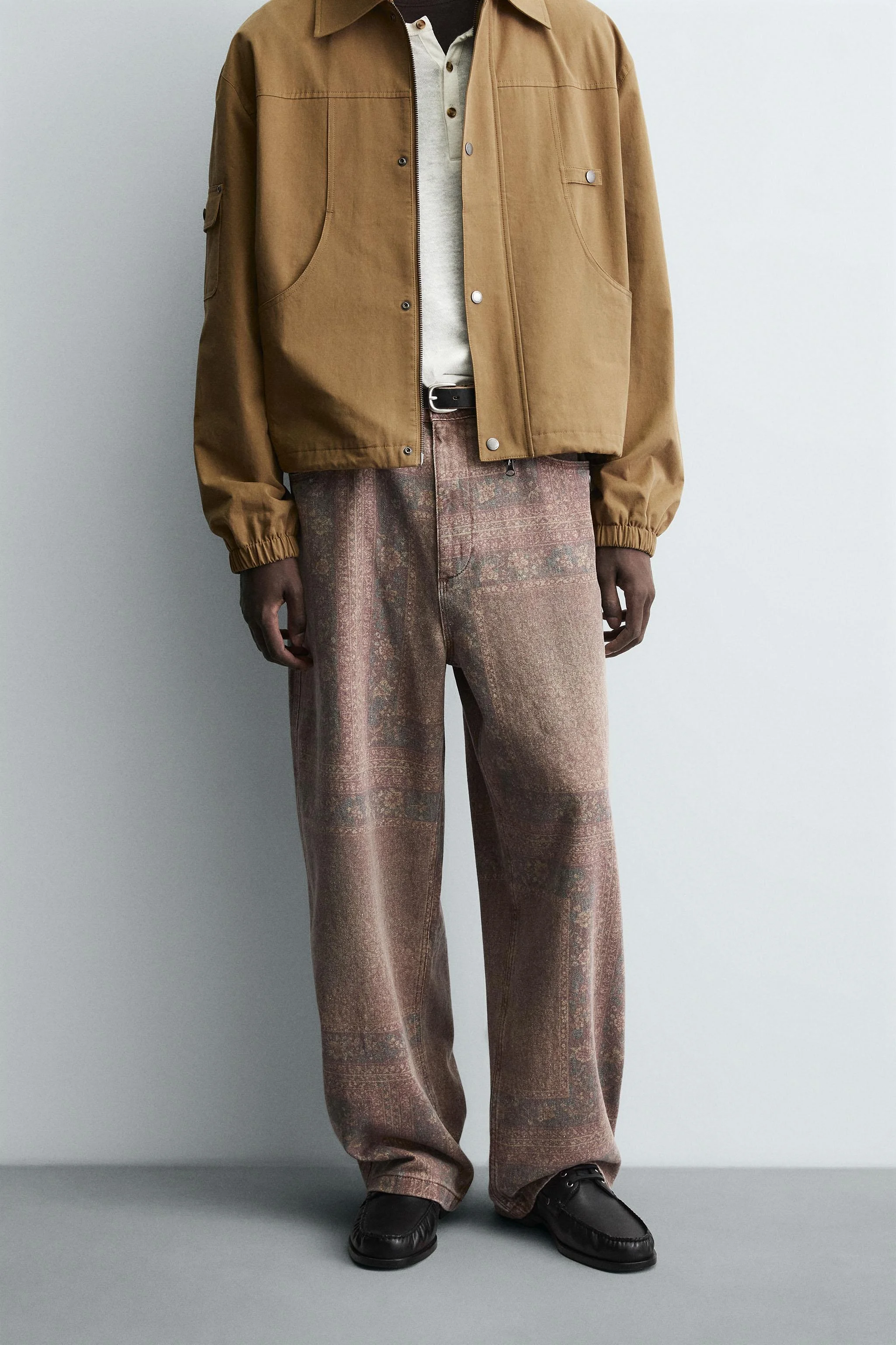 شلوار گشاد با طرح دستمال سر