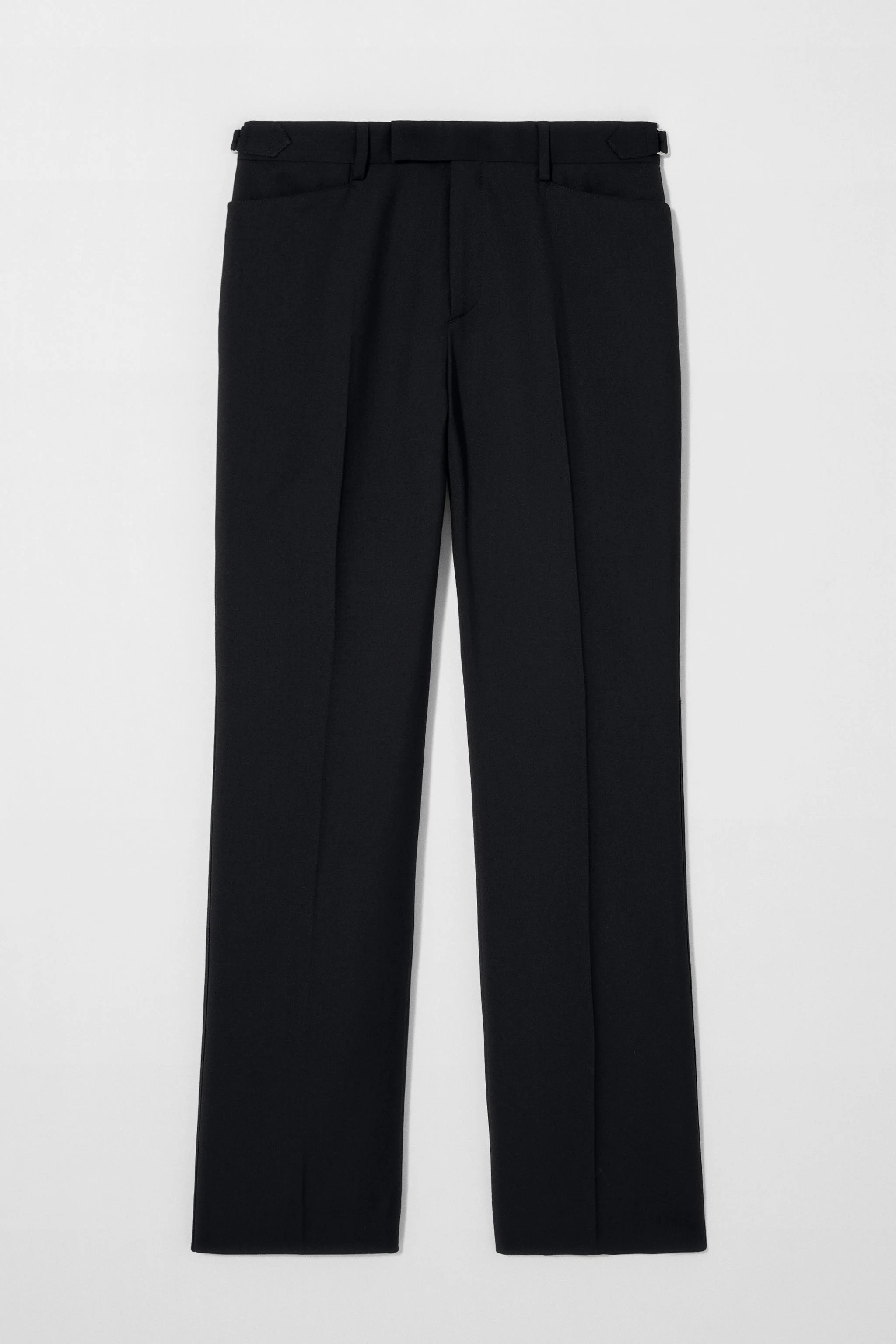 شلوار دمپا گشاد باریک با حلقه های کمری