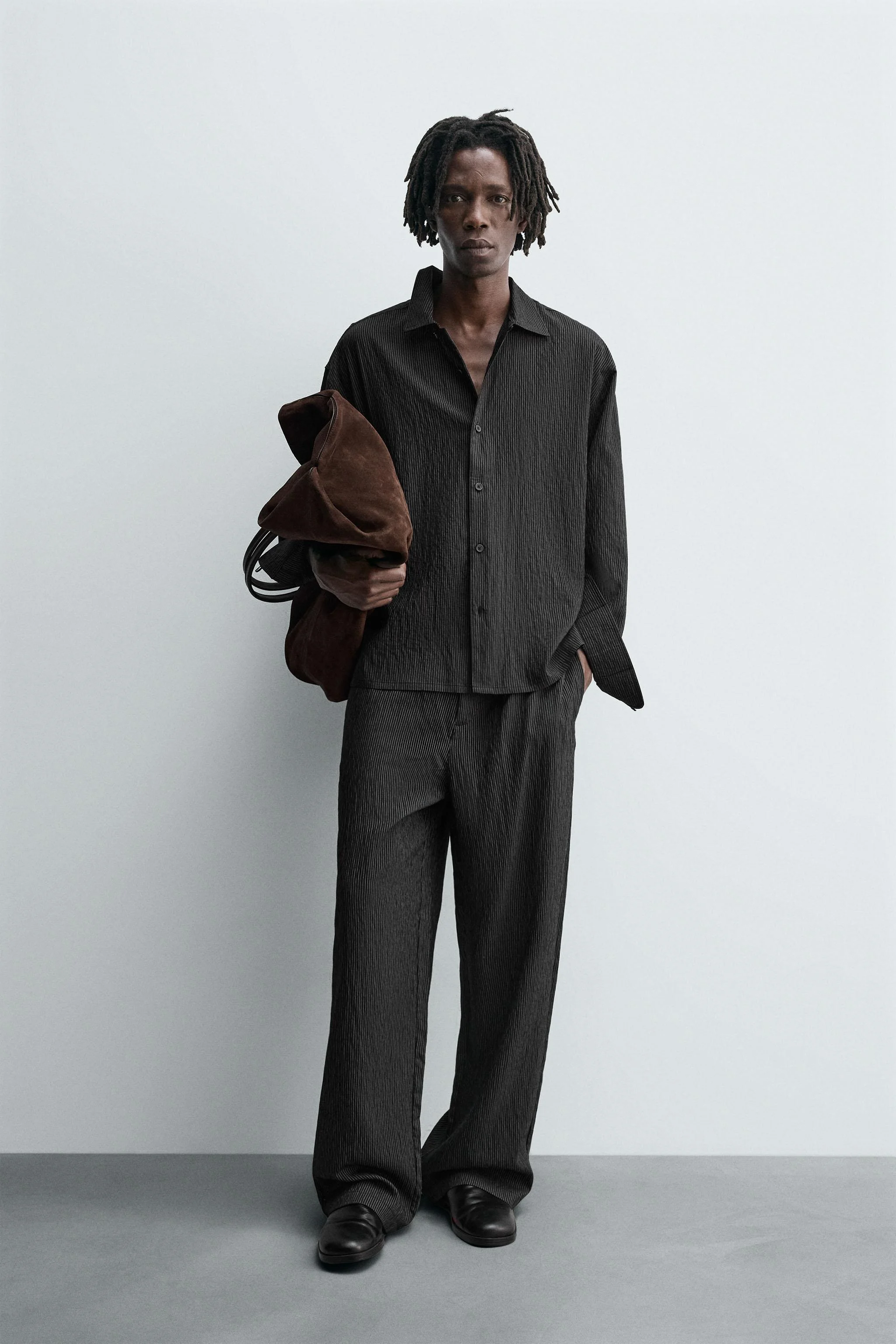 شلوار راه راه روان