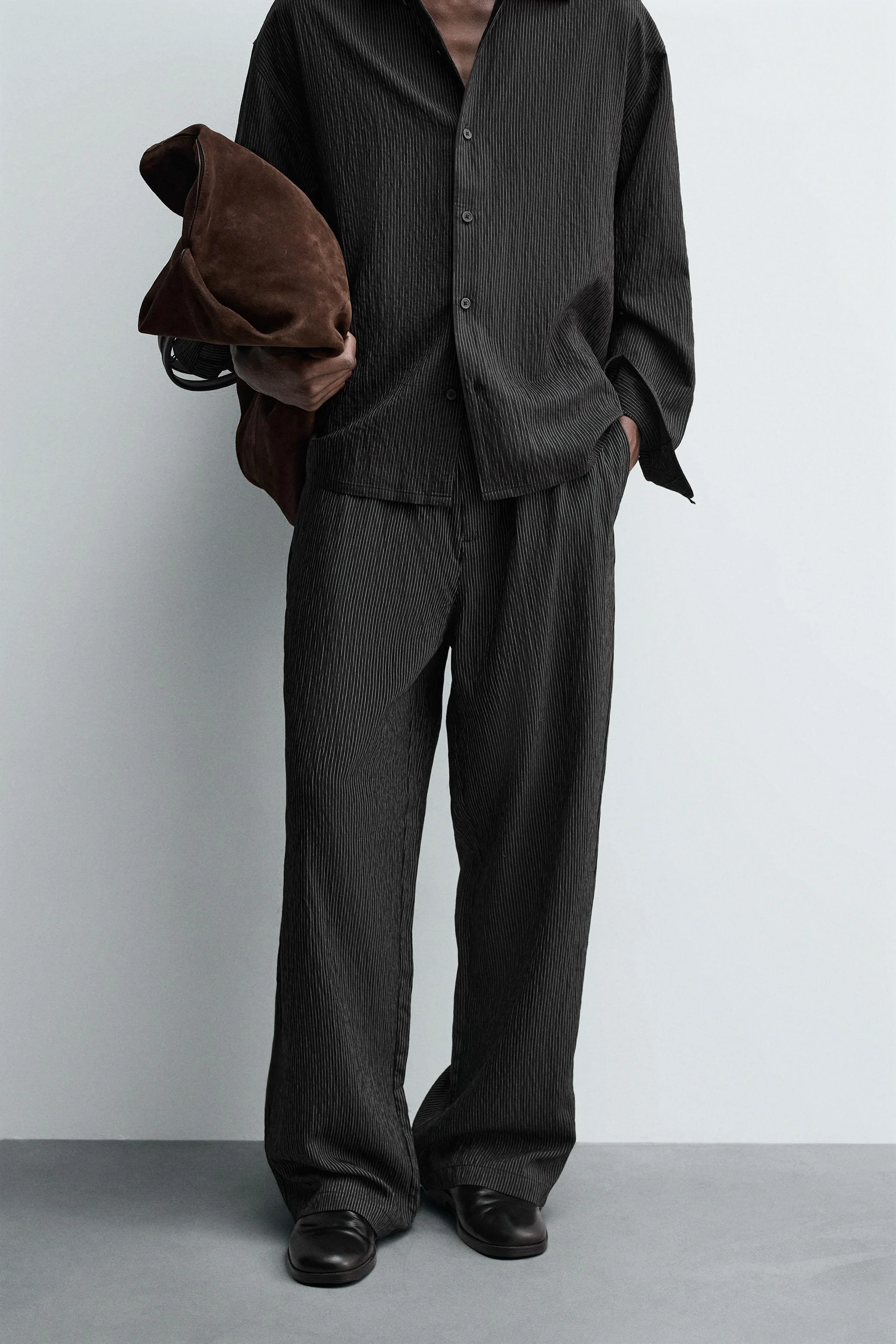 شلوار راه راه روان