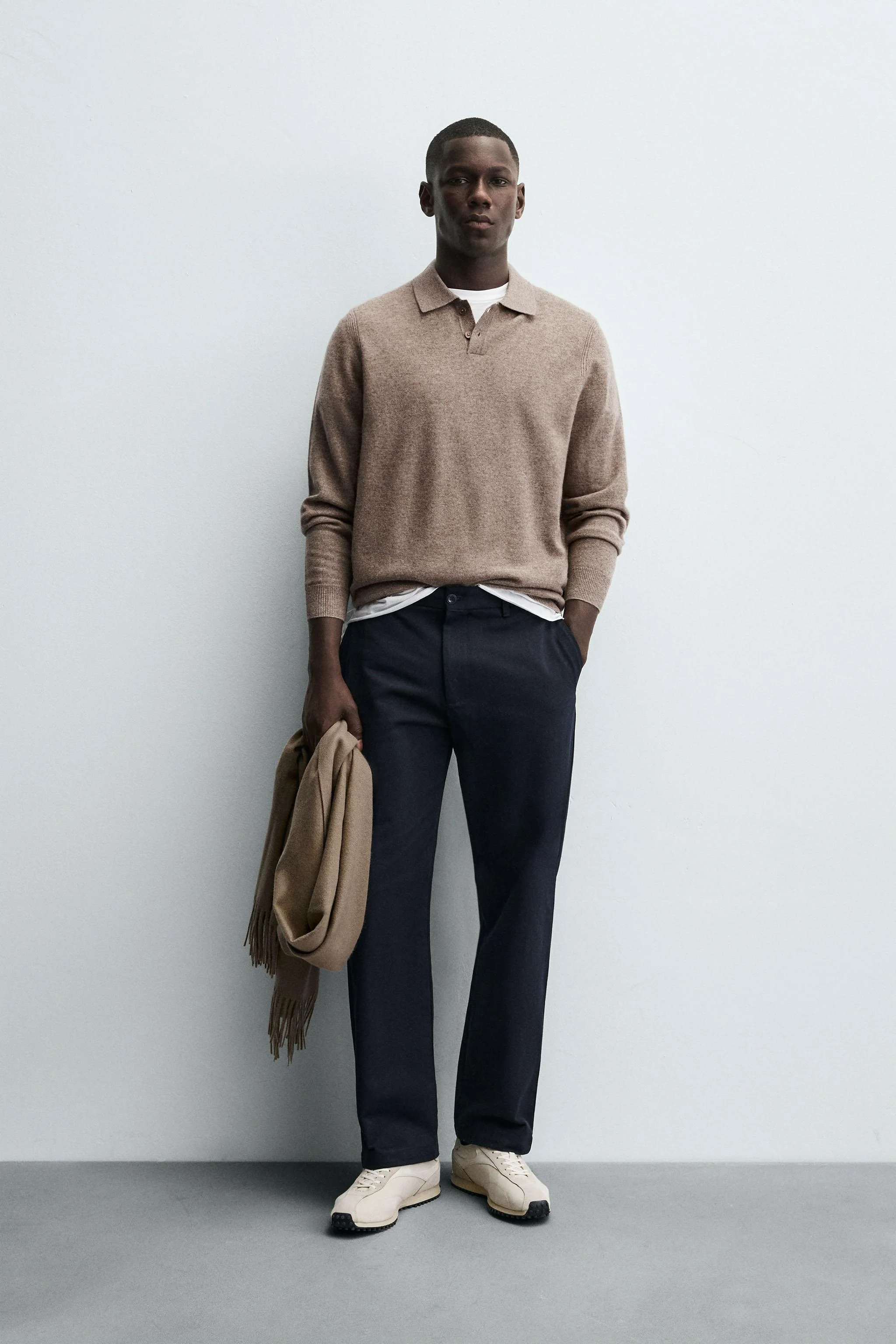 شلوار راسته با بافت خاص