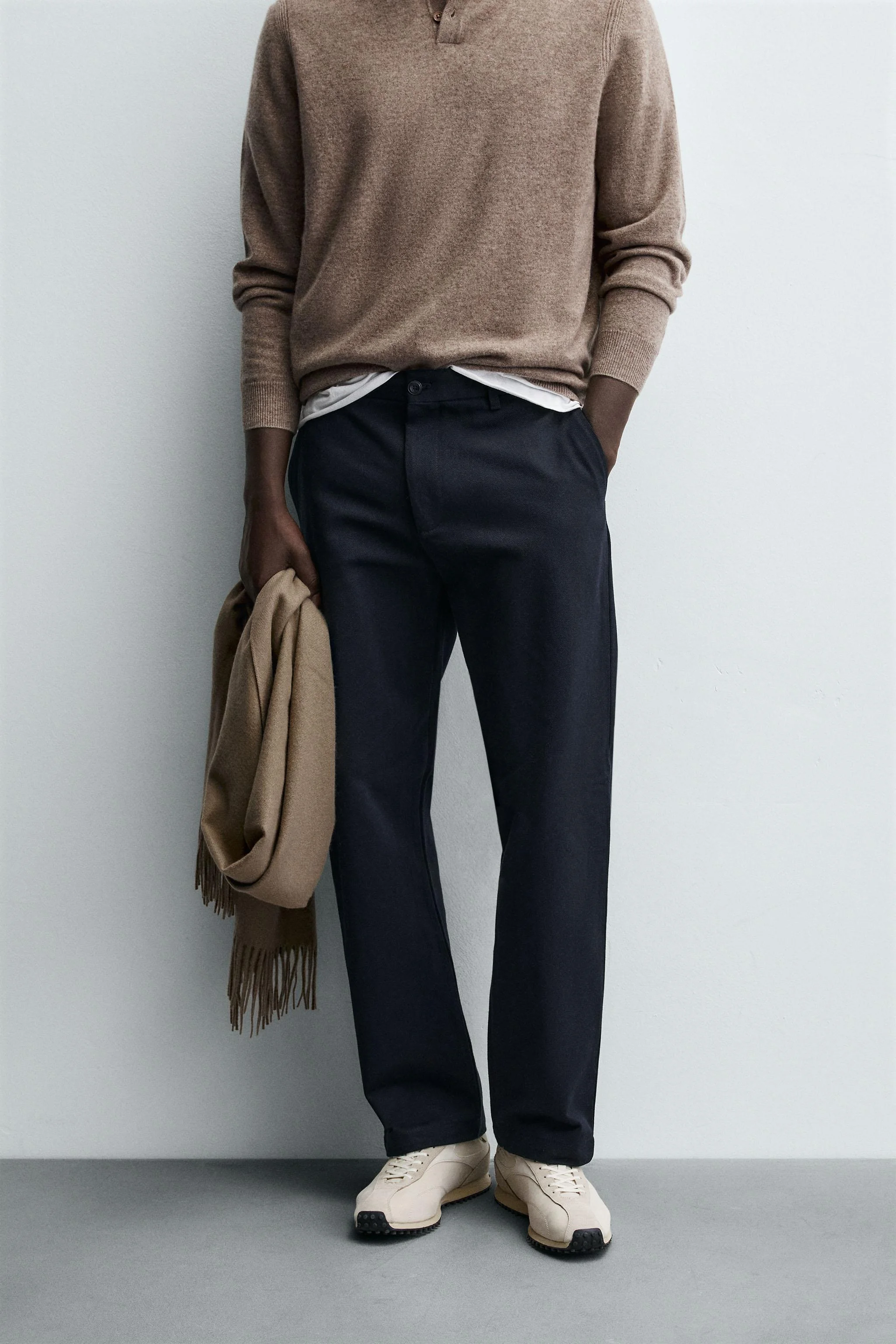 شلوار راسته با بافت خاص شلوار راسته با بافت خاص