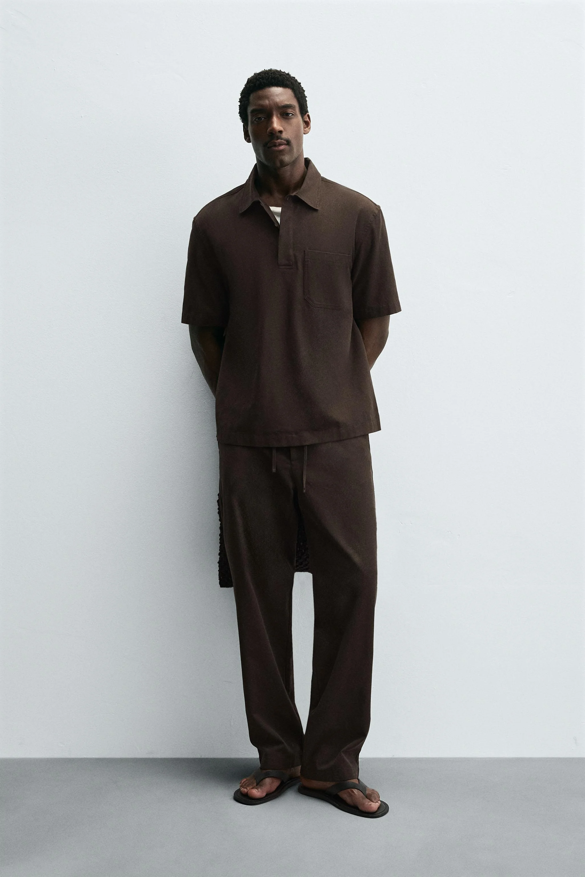 شلوار پارچه ای لیوسل-کتان