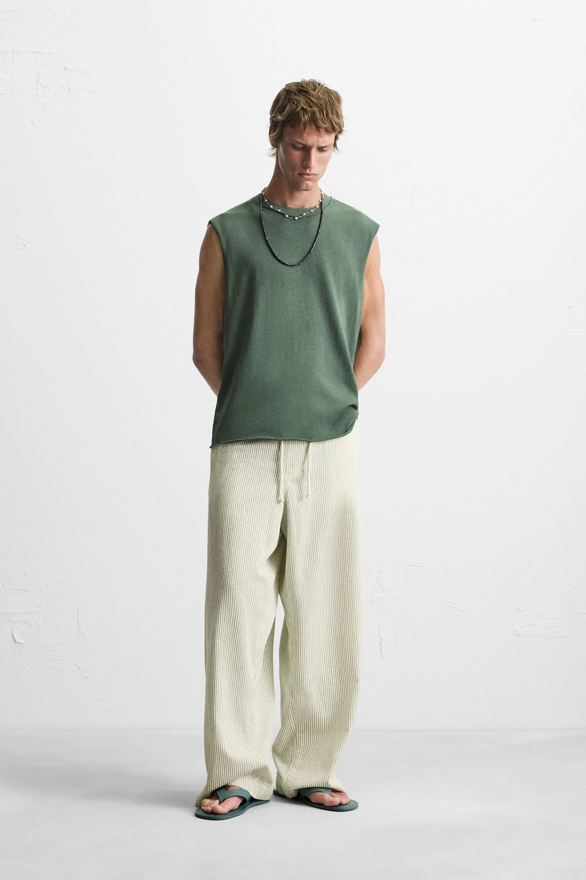 شلوار گشاد راه راه