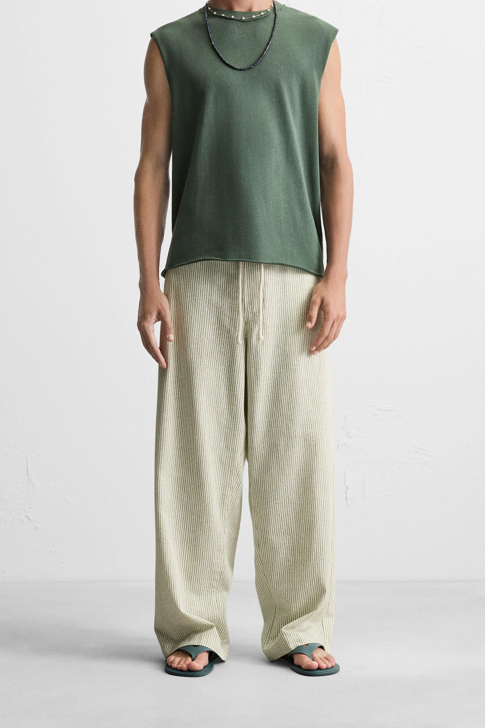 شلوار گشاد راه راه