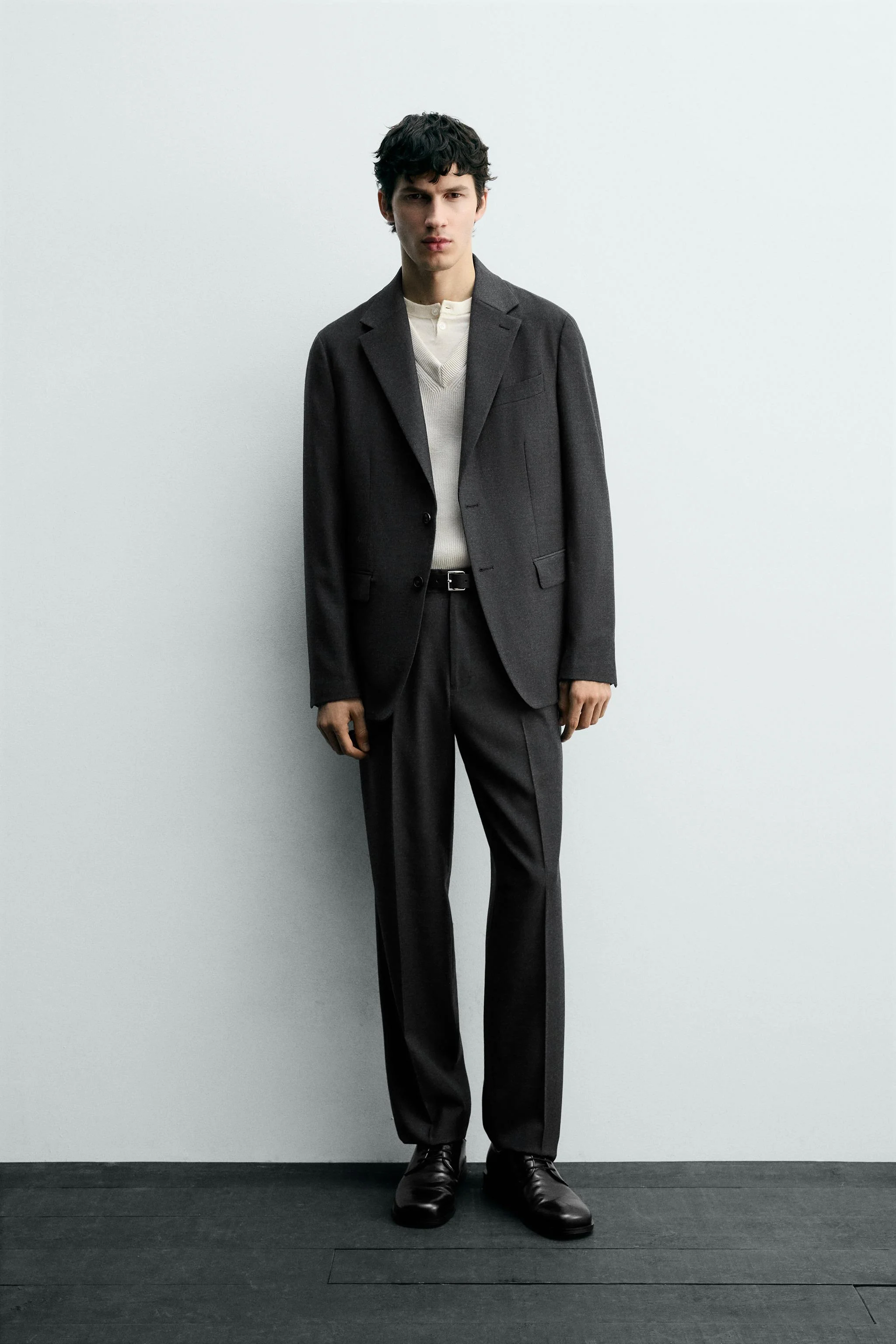 شلوار پشمی با فاق معمولی