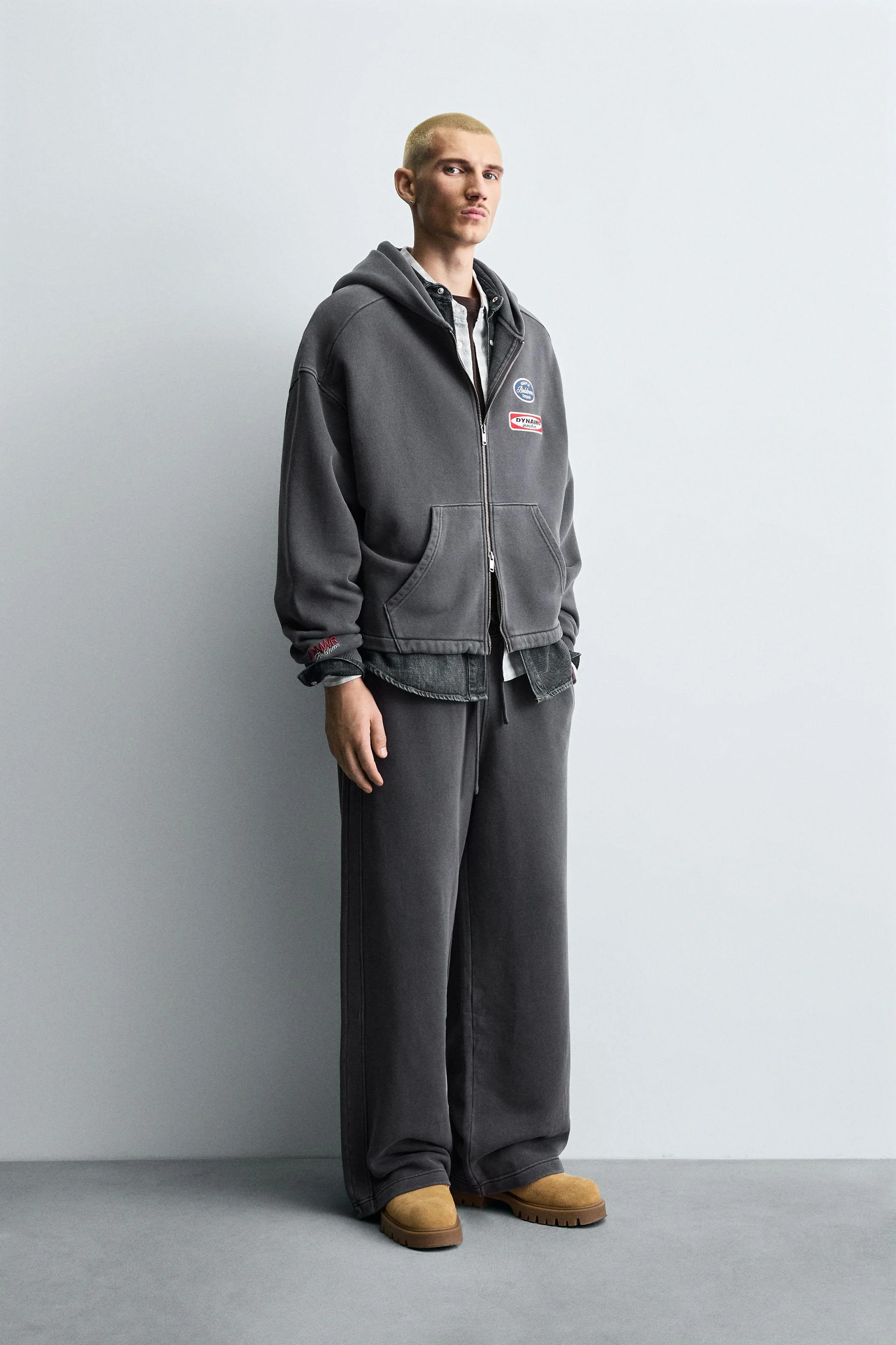 شلوار جاگر با فاق بلند و جنس پنبه ای