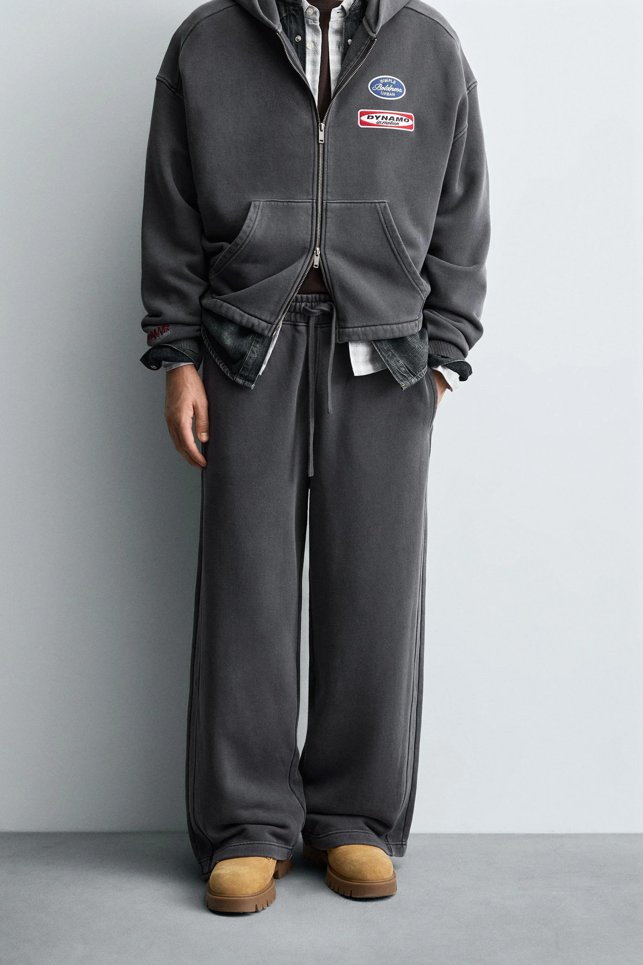 شلوار جاگر با فاق بلند و جنس پنبه ای