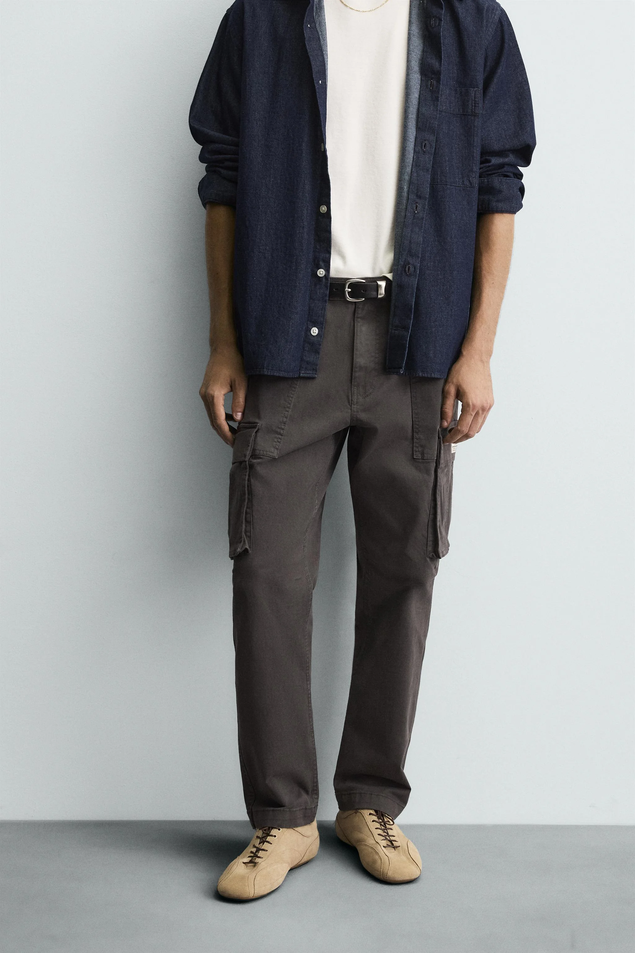 شلوار کارگو با تن خور راحت