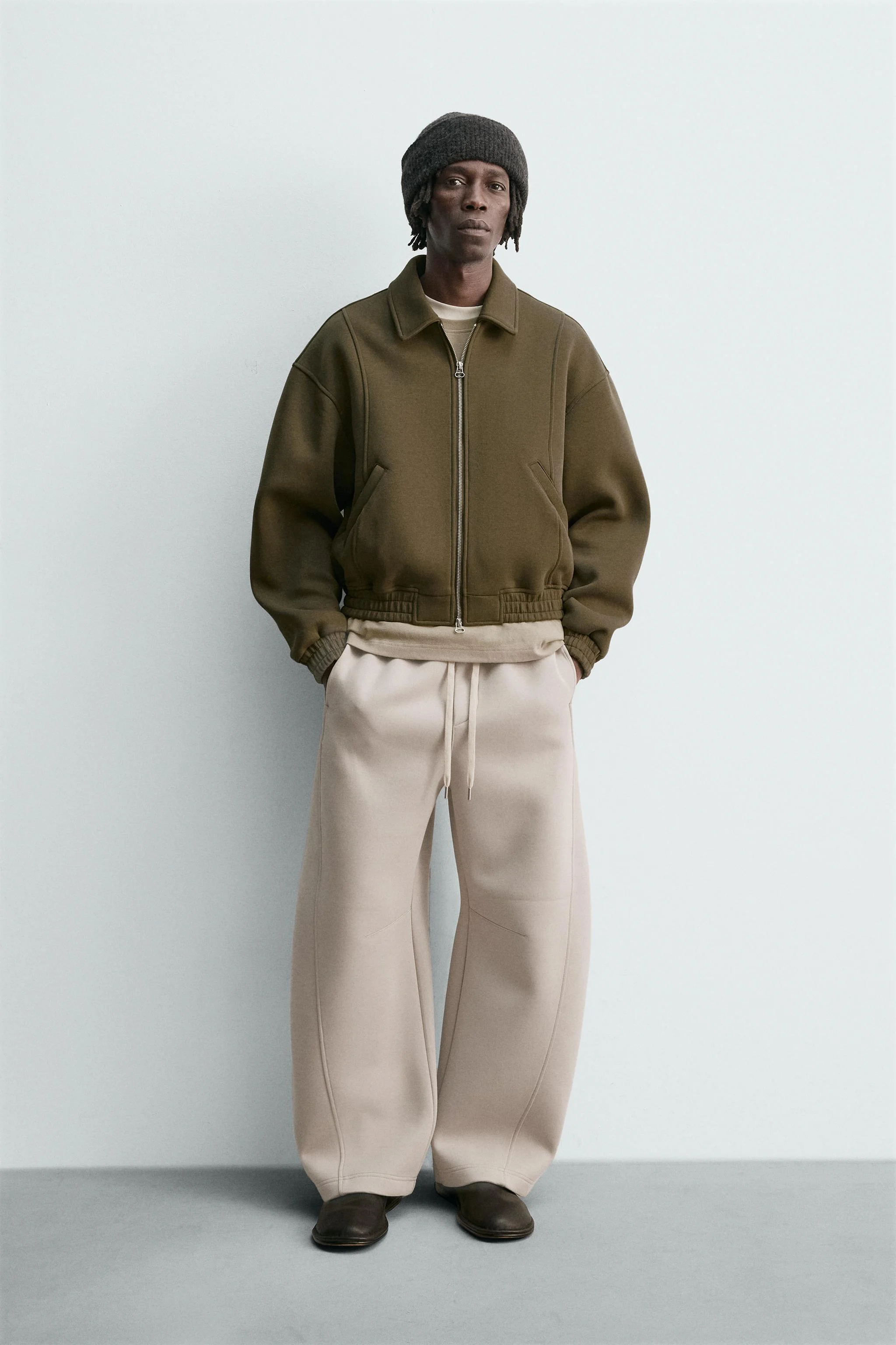 شلوار مدل بالونی با افکت نئوپرن