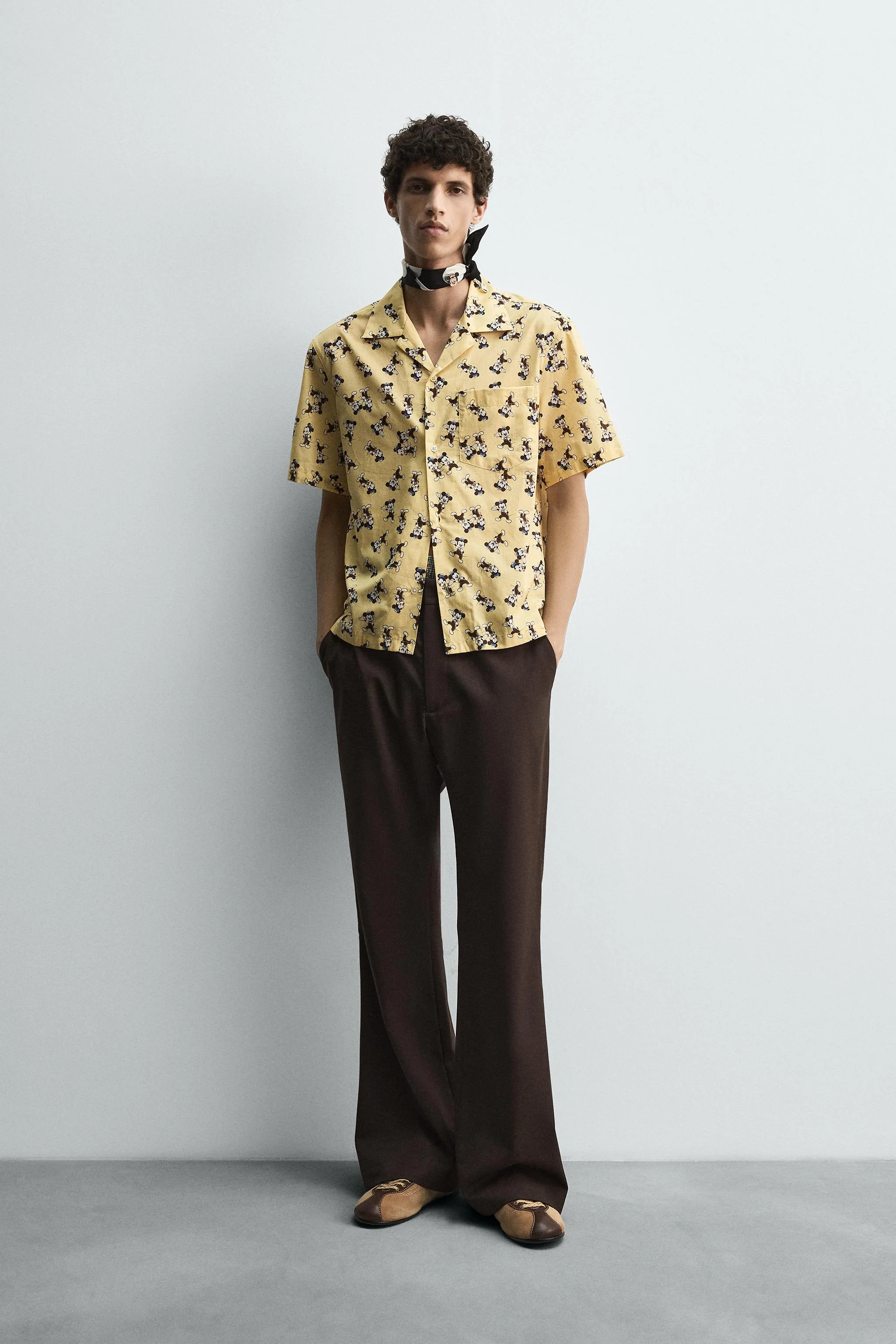 شلوار دمپا گشاد هری لمبرت برای زارا ایکس دیزنی