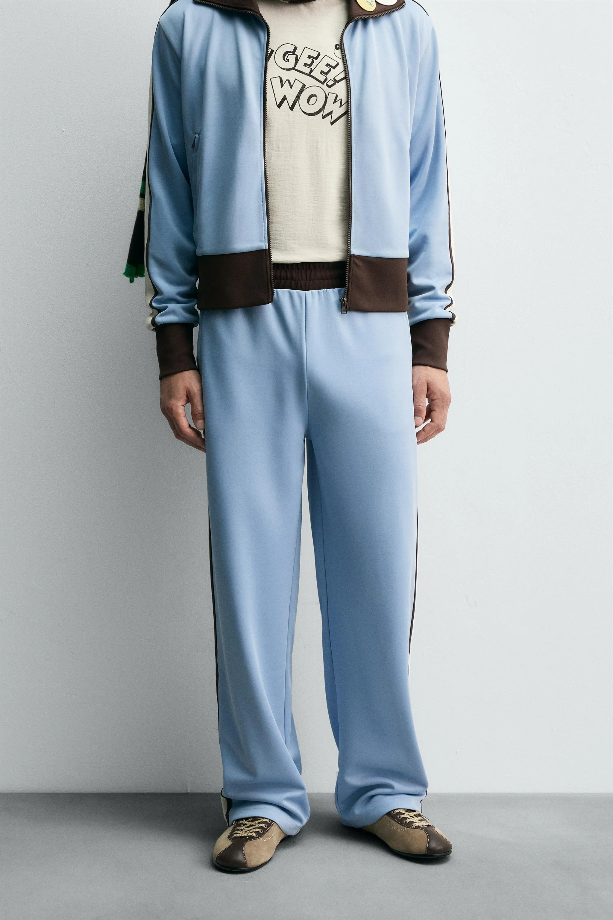 شلوار جاگر با طرح متضاد هری لمبرت برای زارا ایکس دیزنی