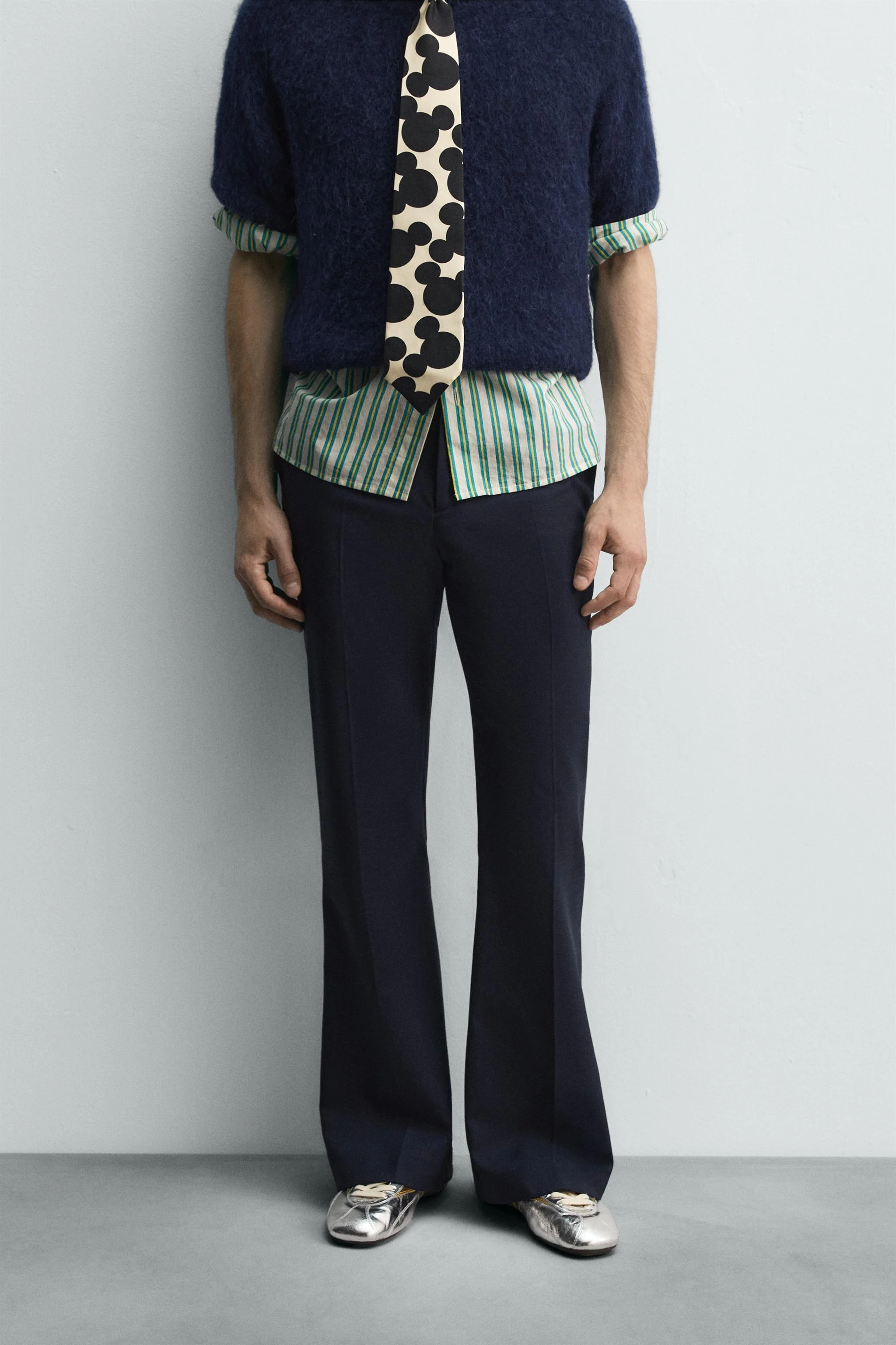 شلوار دمپا گشاد هری لمبرت برای زارا ایکس دیزنی