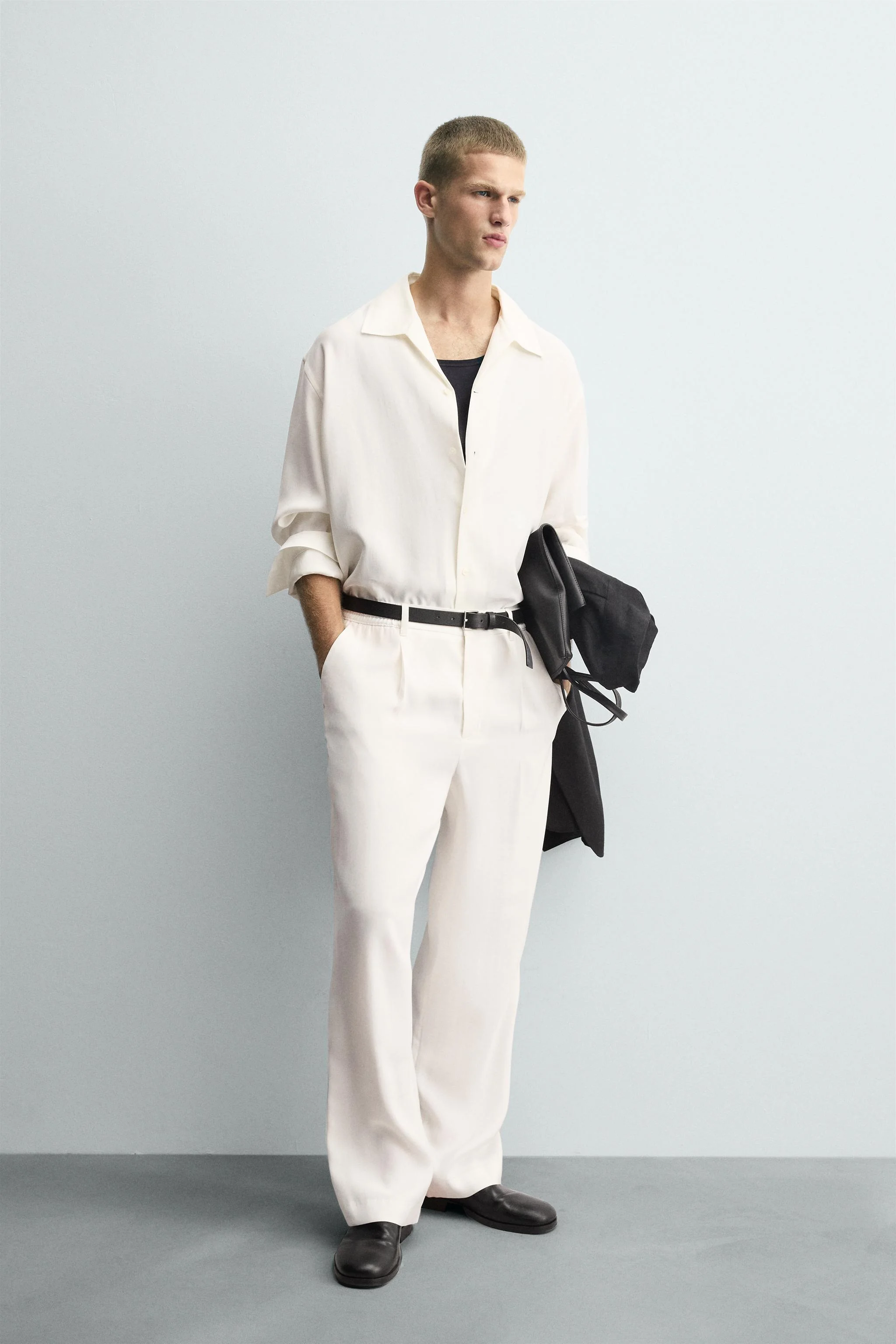 شلوار راسته پلیسه دار